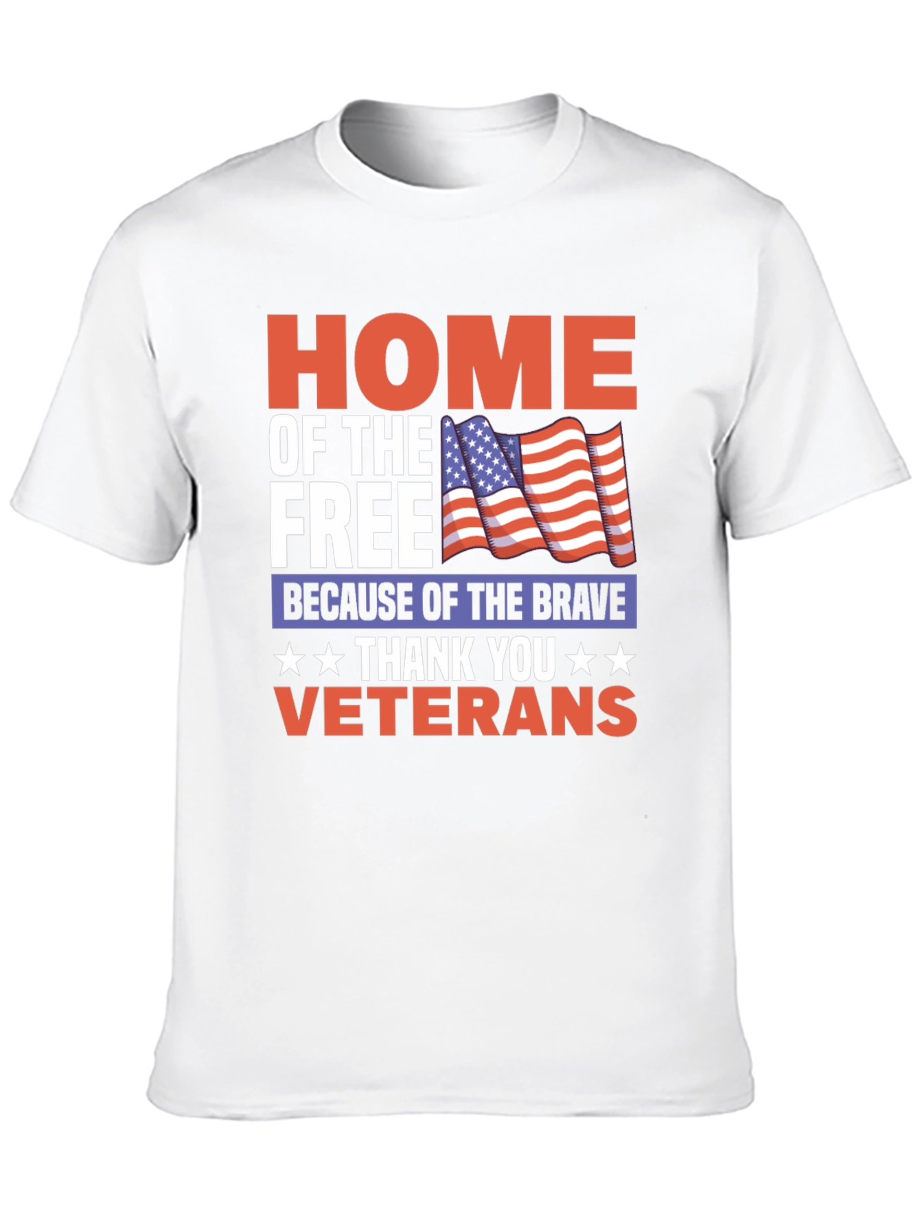 Home of the Free Veterans T-Shirt