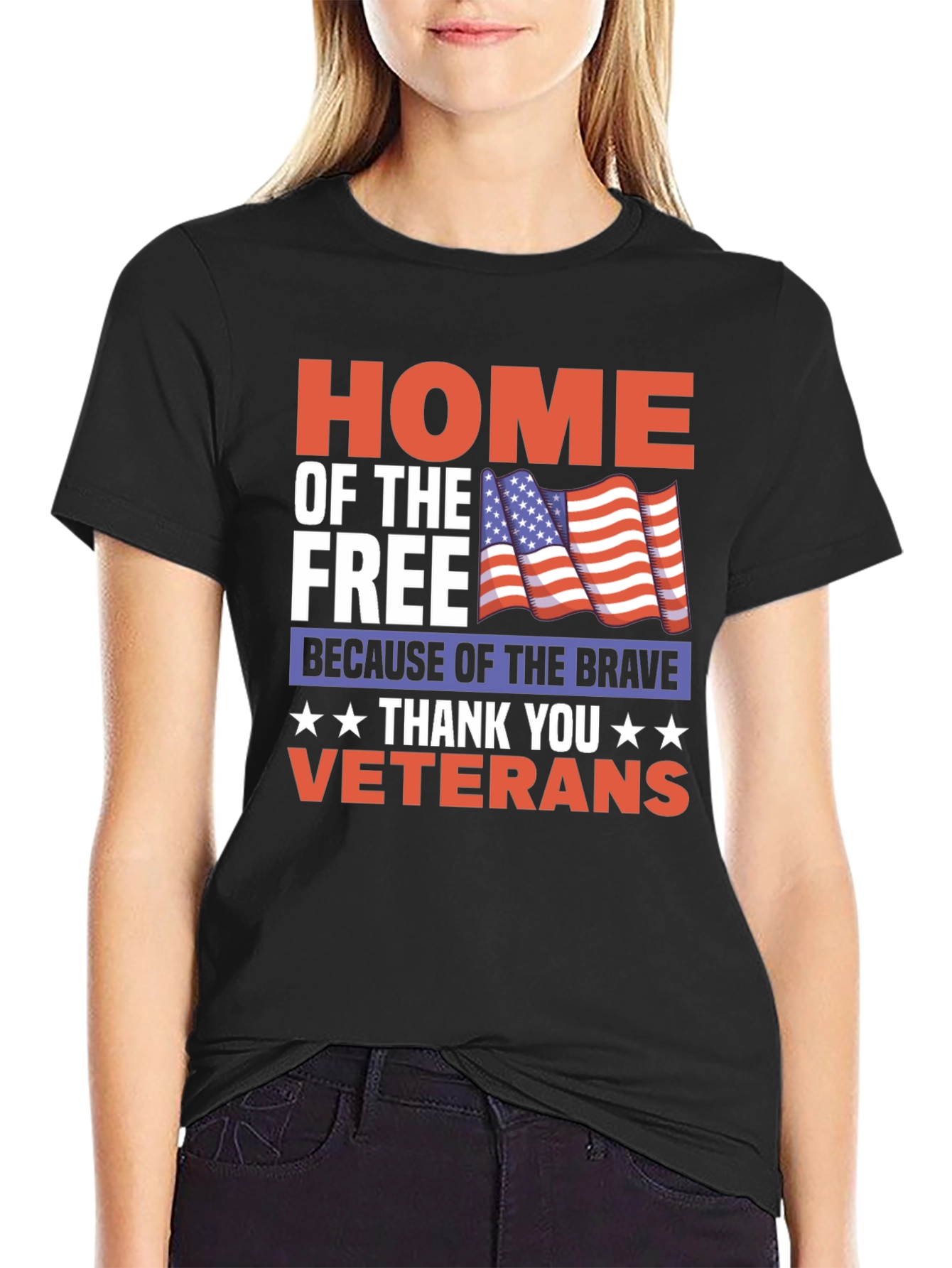 Home of the Free Veterans T-Shirt
