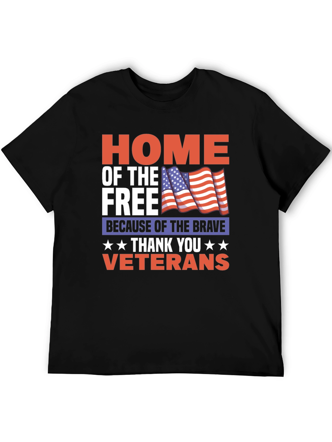 Home of the Free Veterans T-Shirt