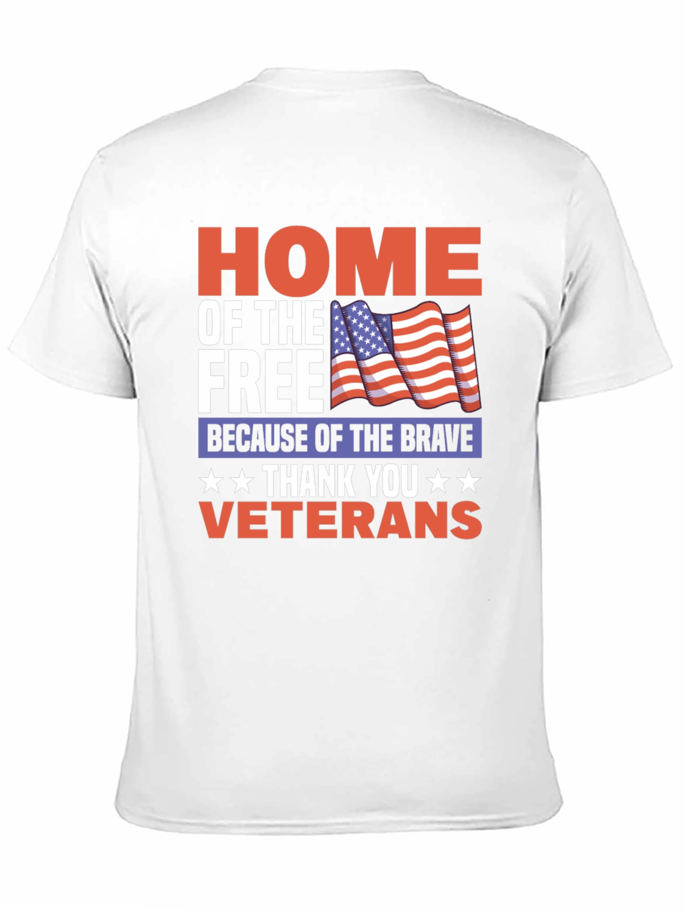 Home of the Free Veterans T-Shirt