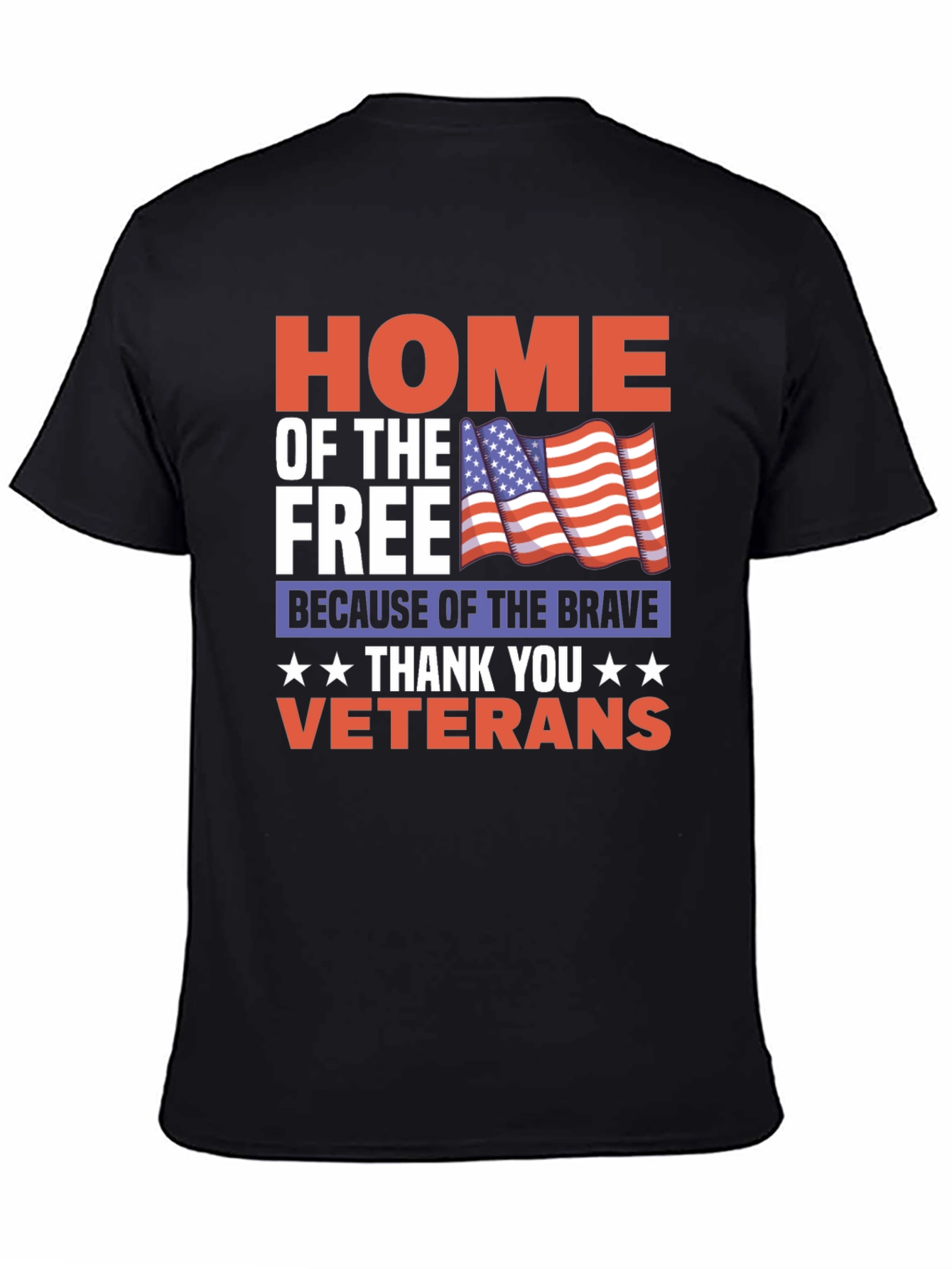 Home of the Free Veterans T-Shirt