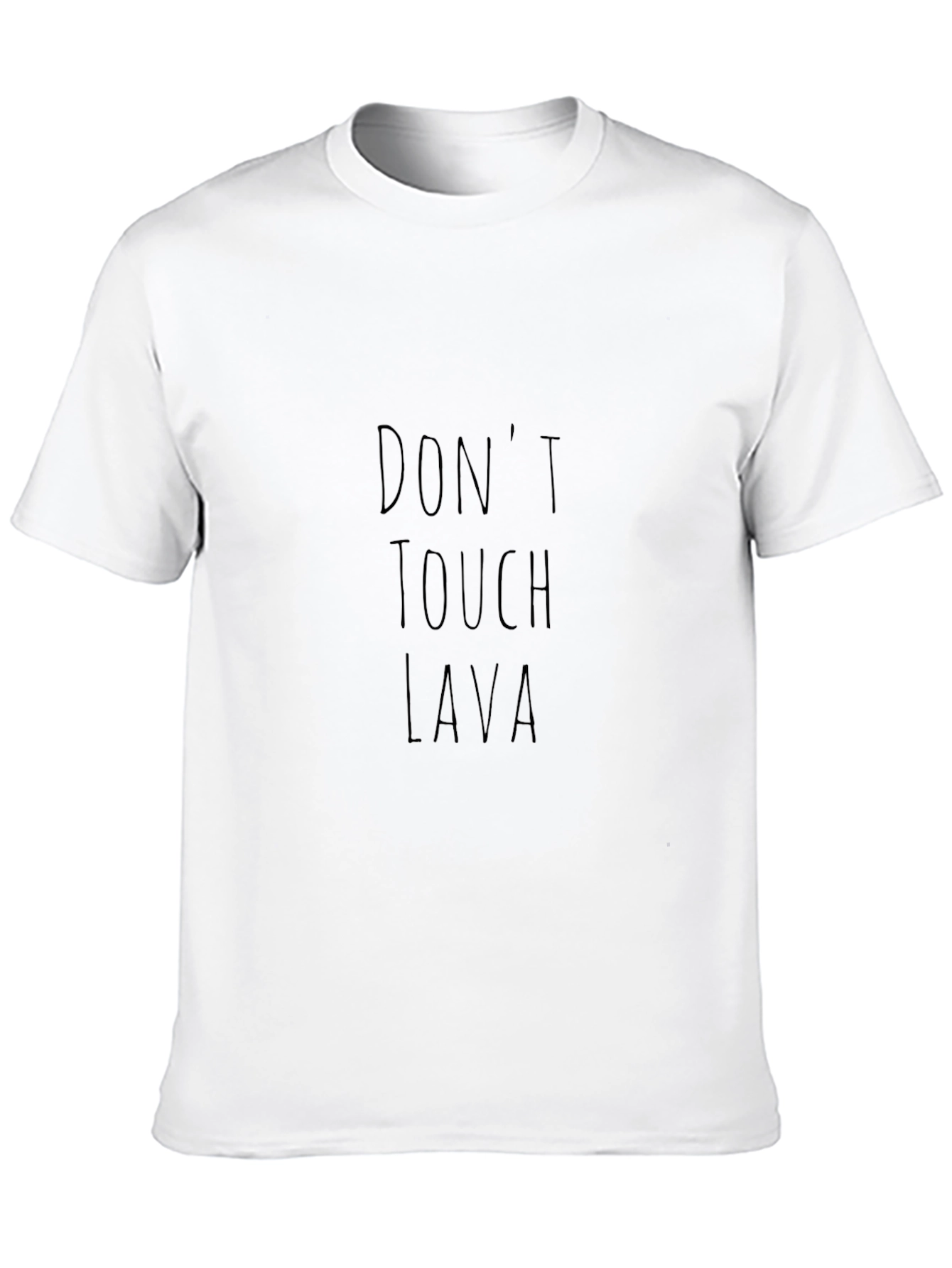 Dont Touch Lava Black T-Shirt
