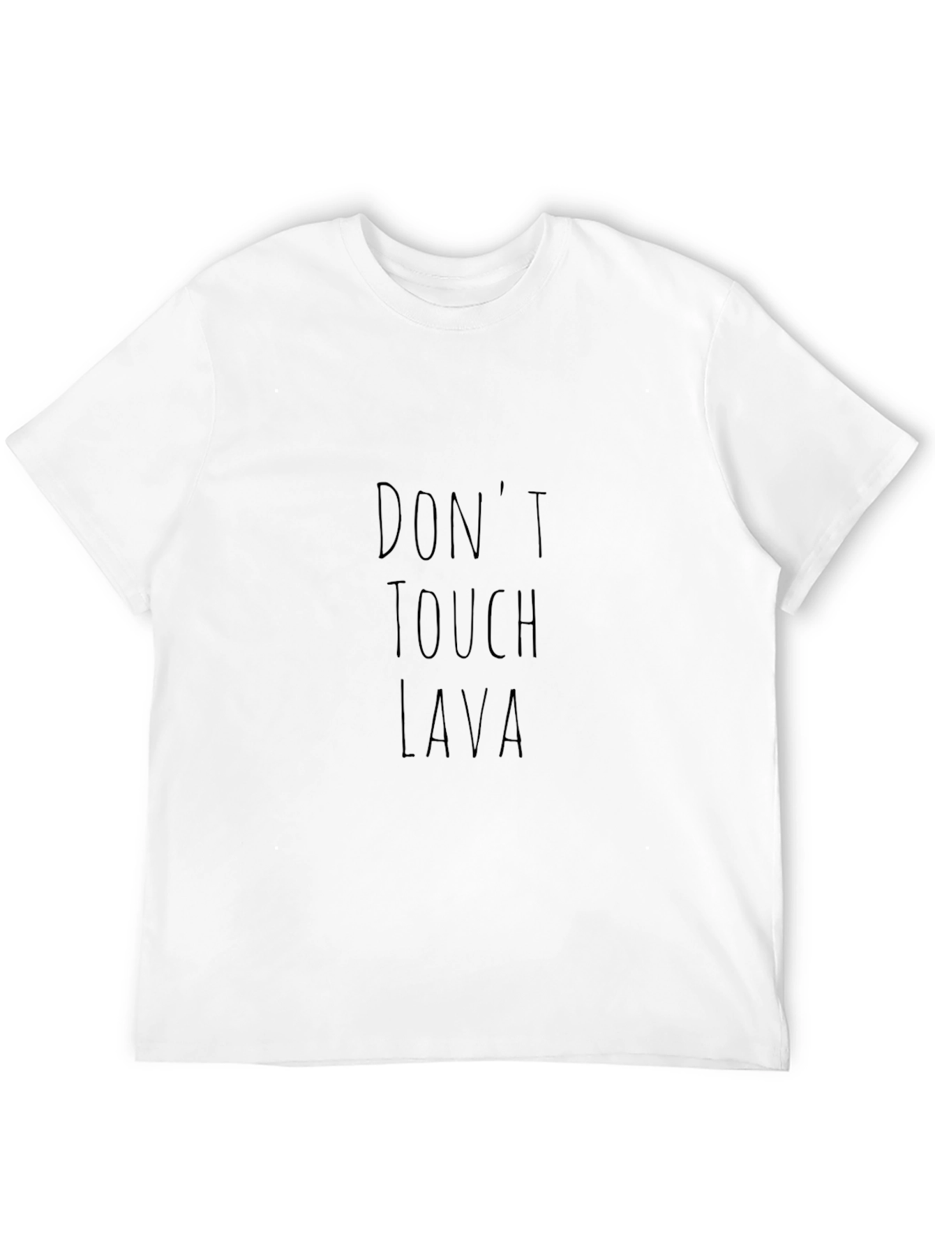 Dont Touch Lava Black T-Shirt