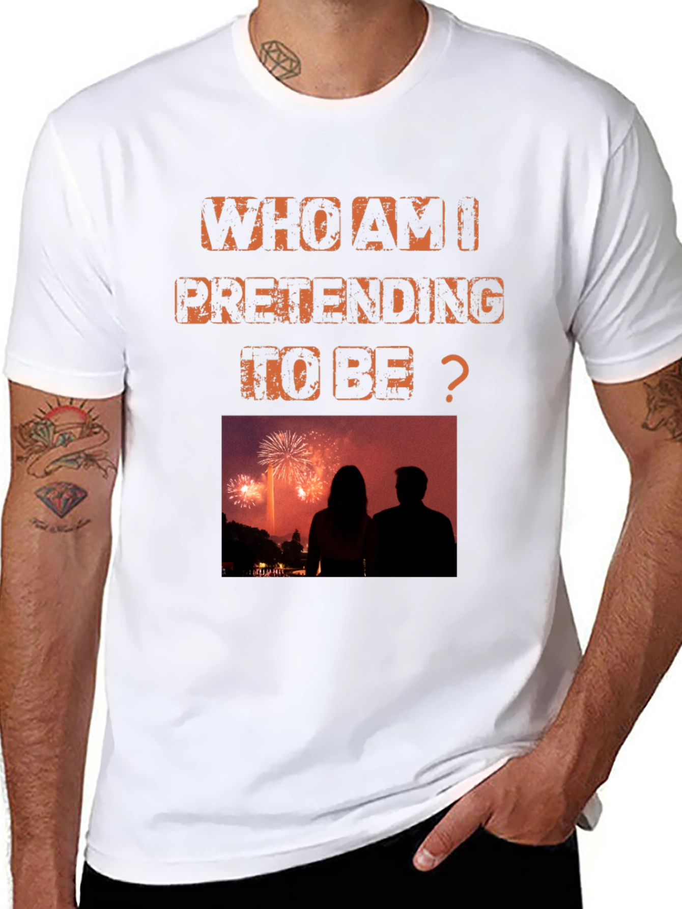 Who Am I Pretending To Be? Graphic Tee