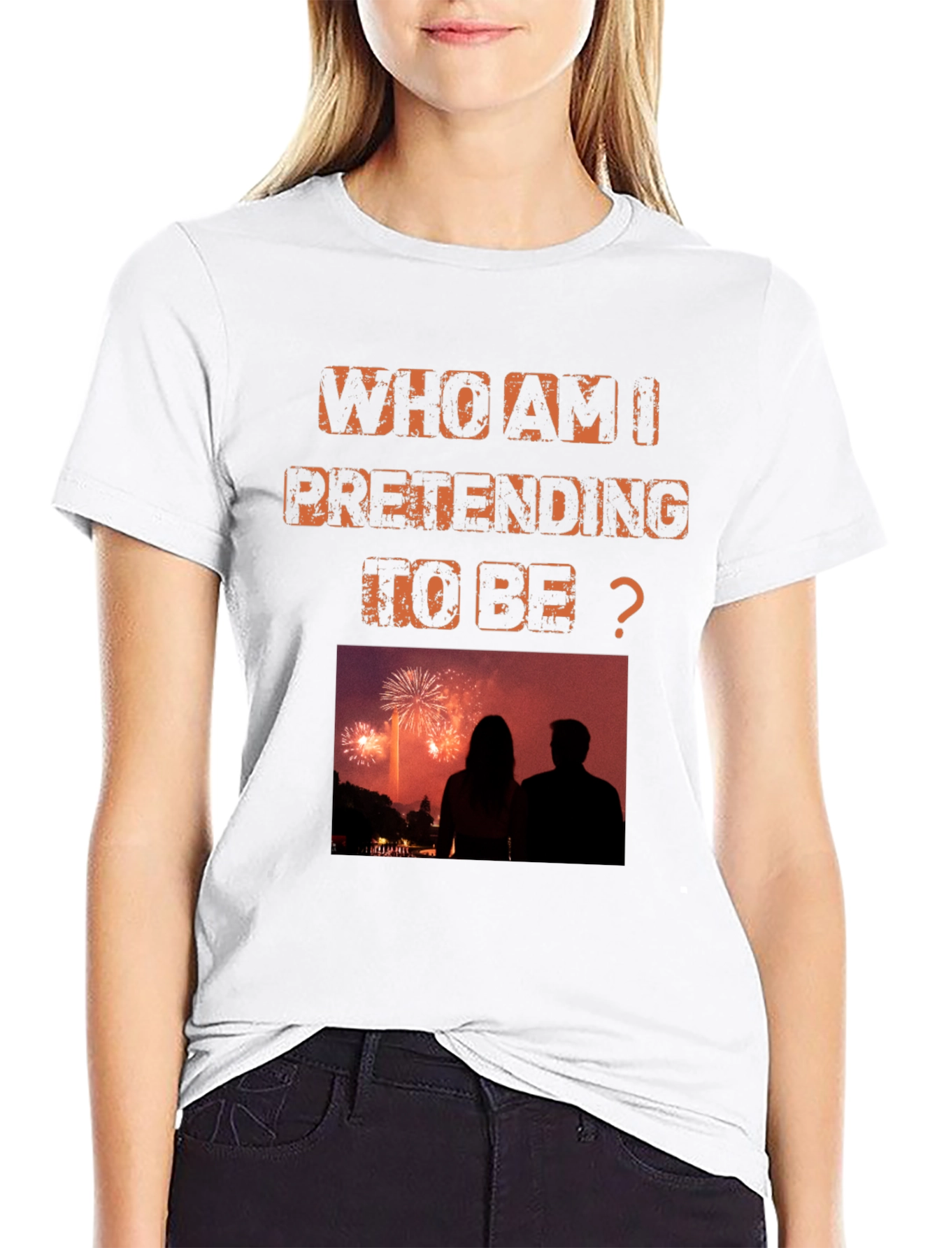 Who Am I Pretending To Be? Graphic Tee