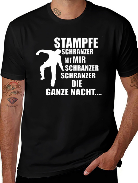 Stampfe Schranzer Black Graphic Tee