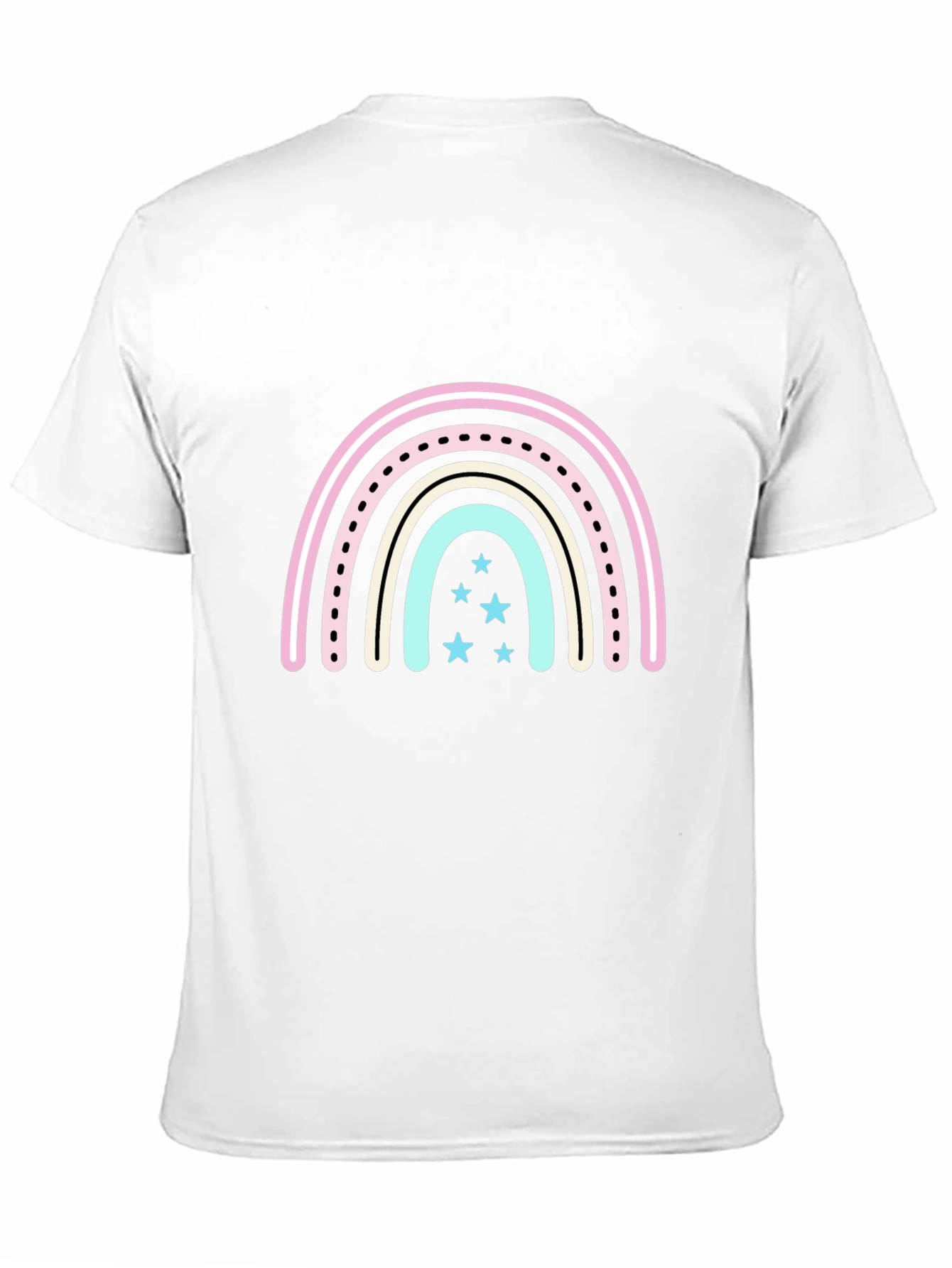 Cute Rainbow Star Graphic T-Shirt