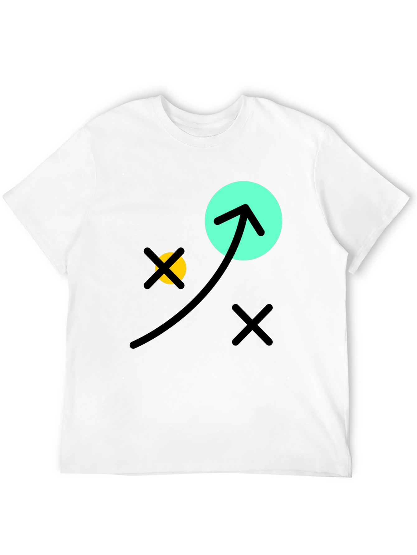 Fun Graphic Tee - Black Cotton T-Shirt