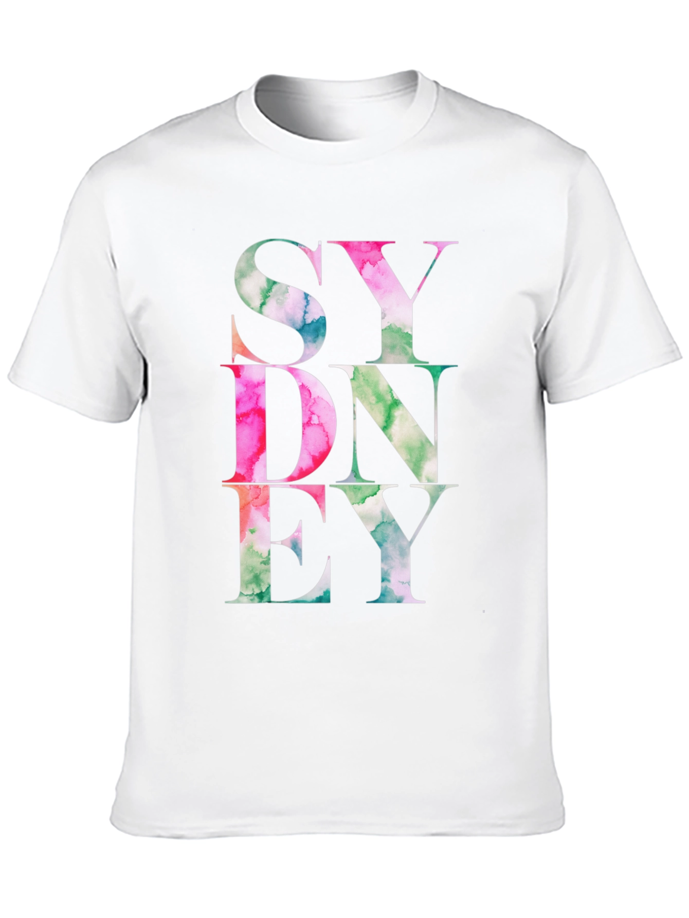 Sydney T-Shirt Graphic Tee Mens Black Shirt
