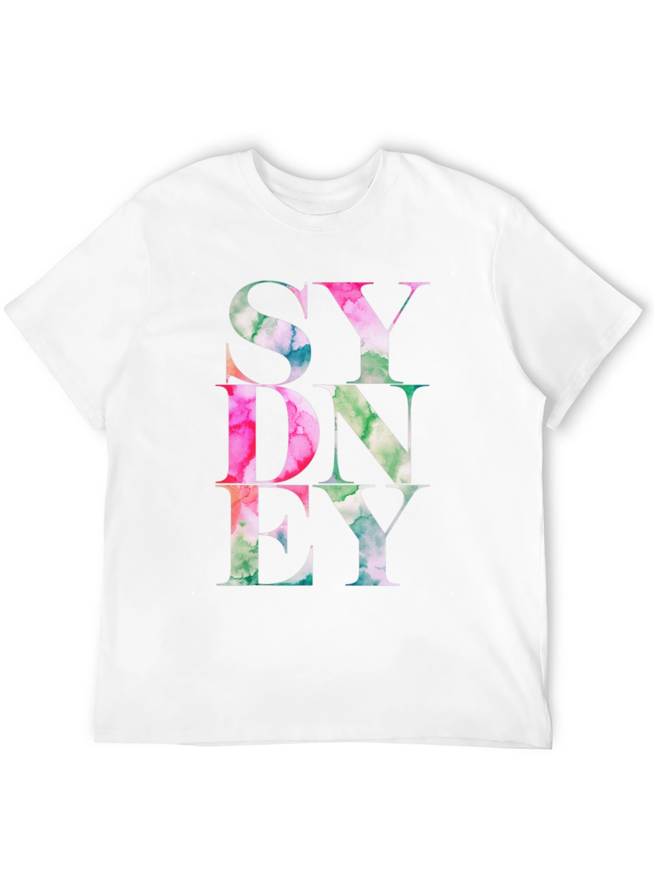 Sydney T-Shirt Graphic Tee Mens Black Shirt