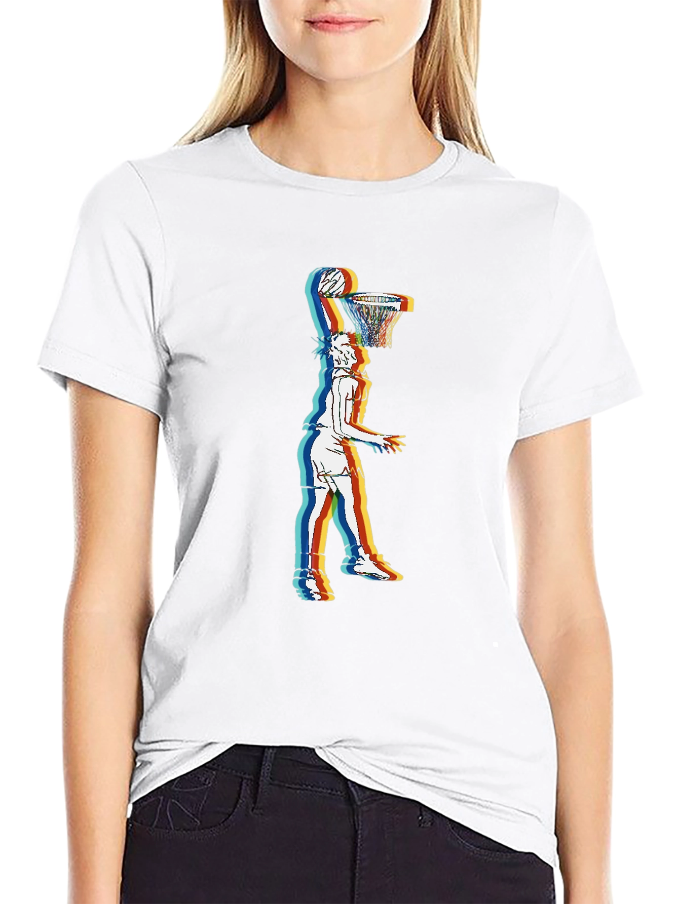 Basketball Dunk Graphic Tee - Stylish Streetwear