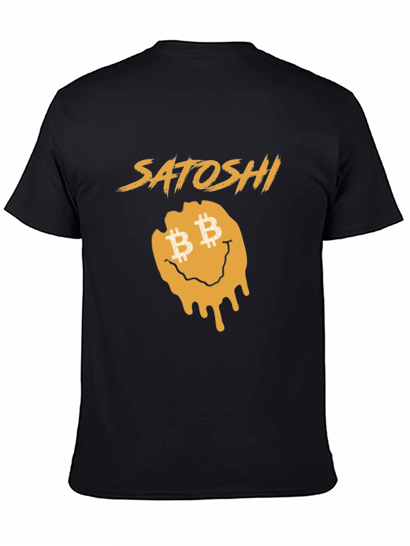 Satoshi Drip T-Shirt - Bitcoin Smiley