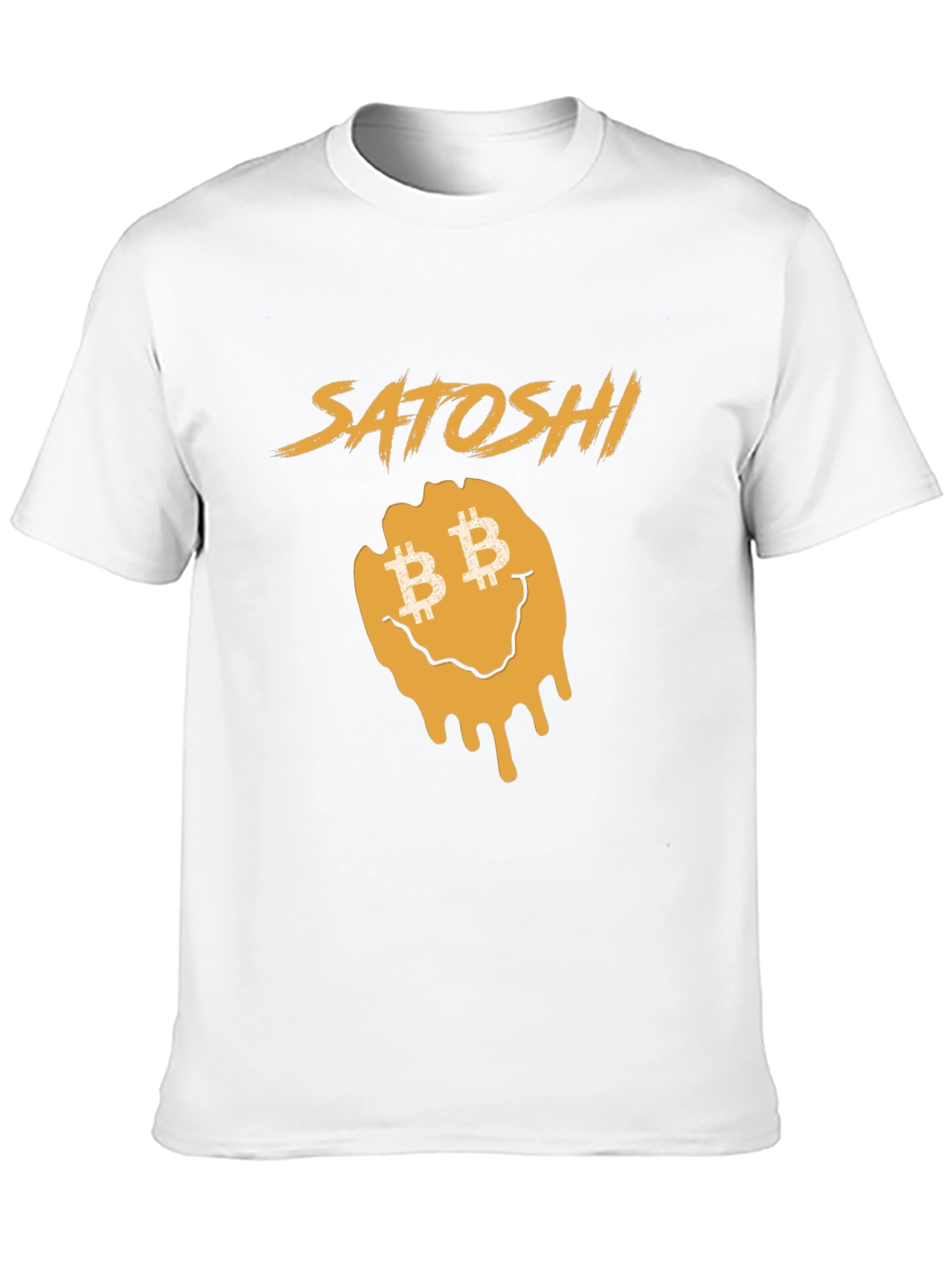 Satoshi Drip T-Shirt - Bitcoin Smiley