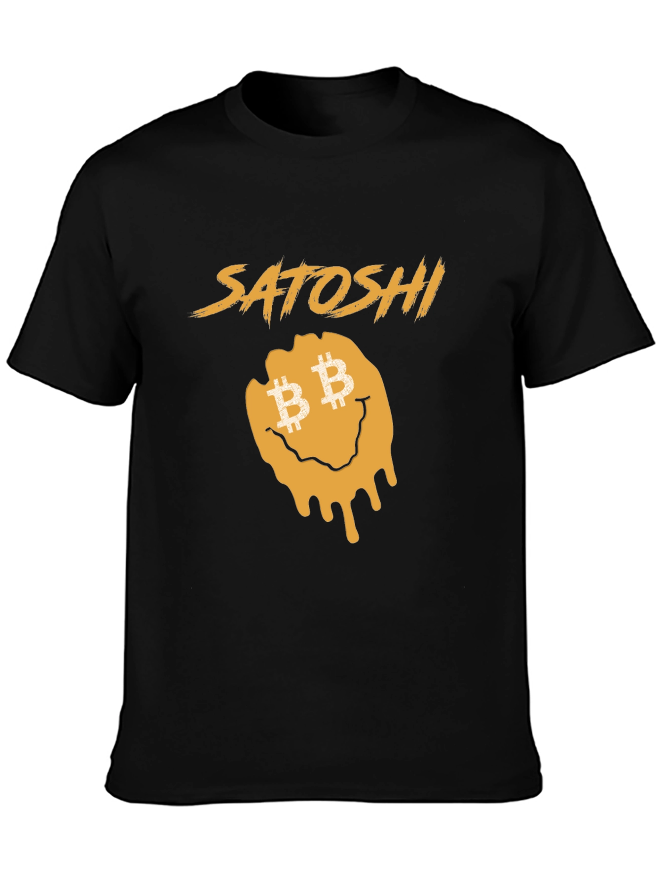 Satoshi Drip T-Shirt - Bitcoin Smiley