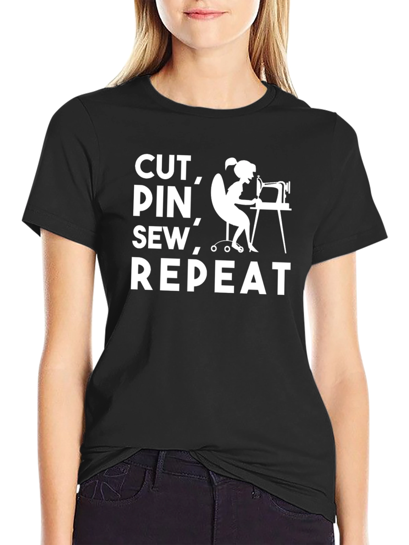 Sewing Lover T-Shirt - Cut Pin Sew Repeat