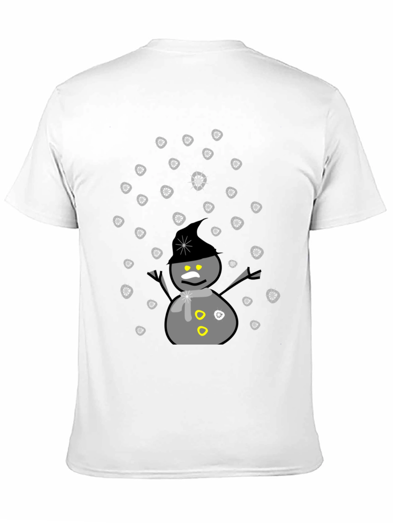 Snowman Graphic T-Shirt - Winter Holiday Tee