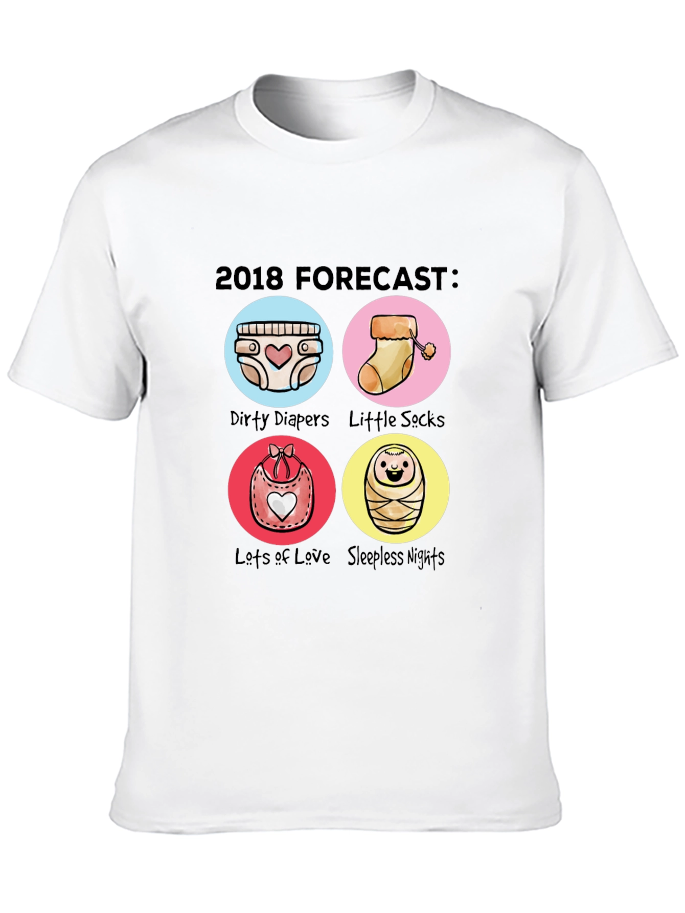 Funny 2018 Forecast Baby T-Shirt