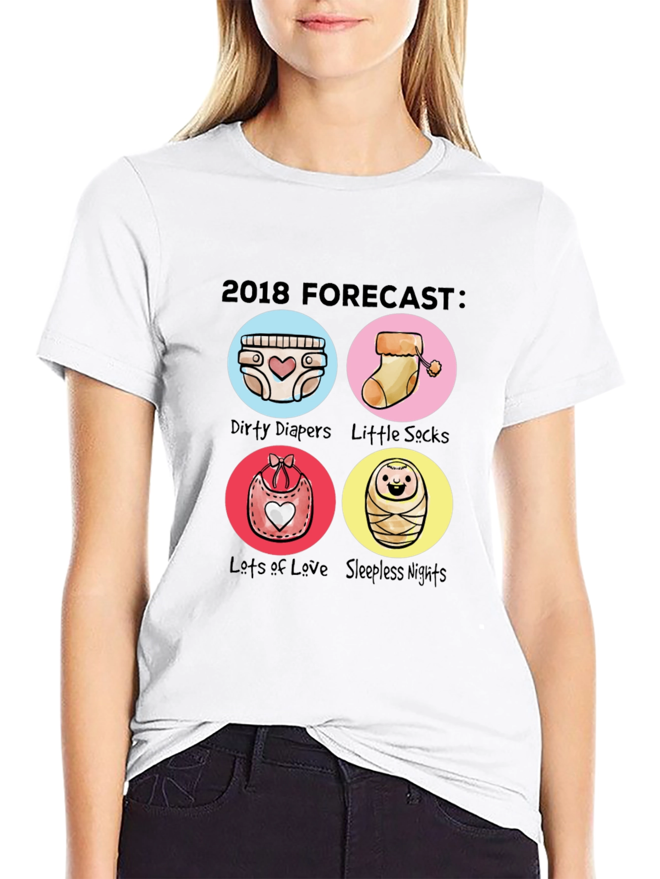 Funny 2018 Forecast Baby T-Shirt