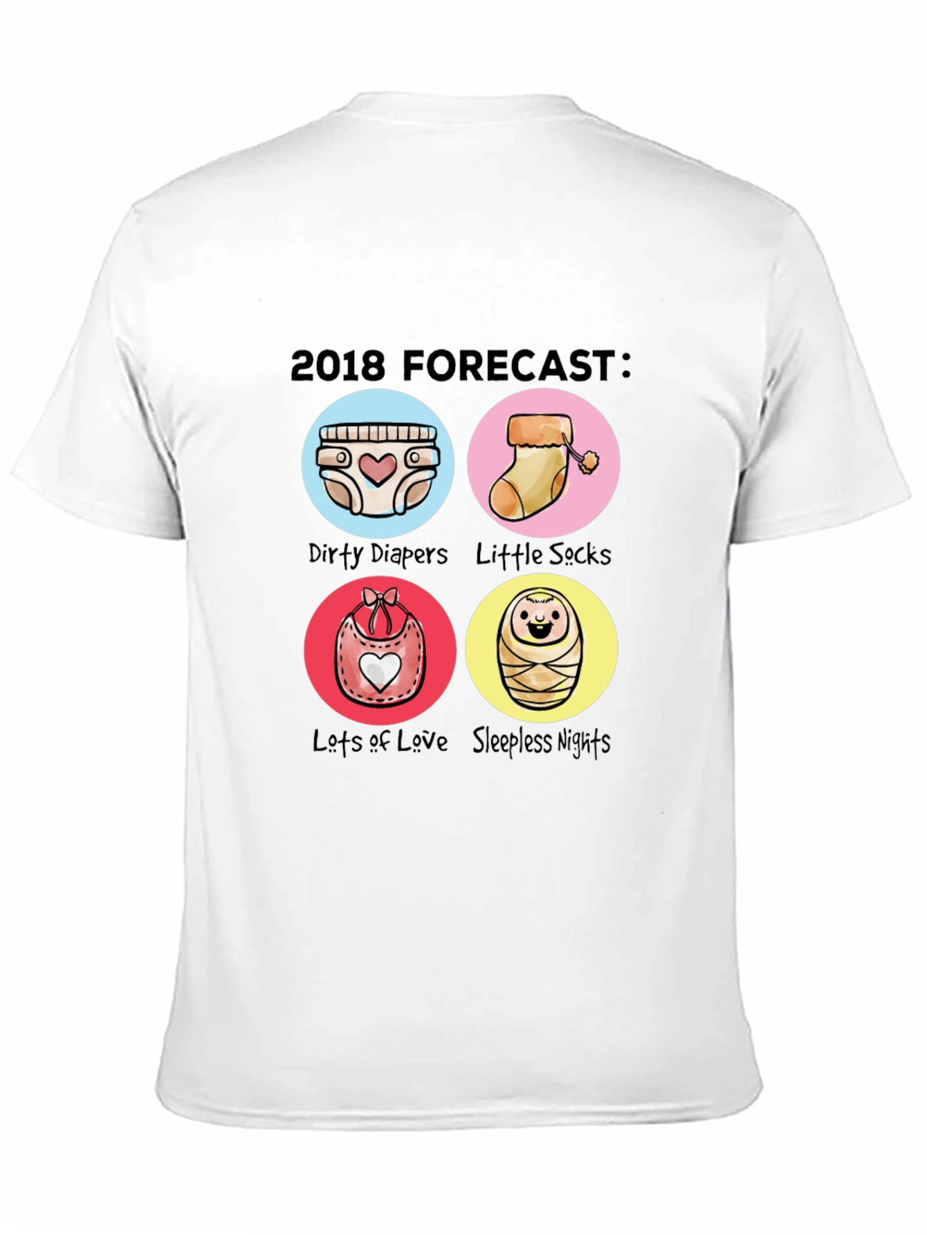 Funny 2018 Forecast Baby T-Shirt