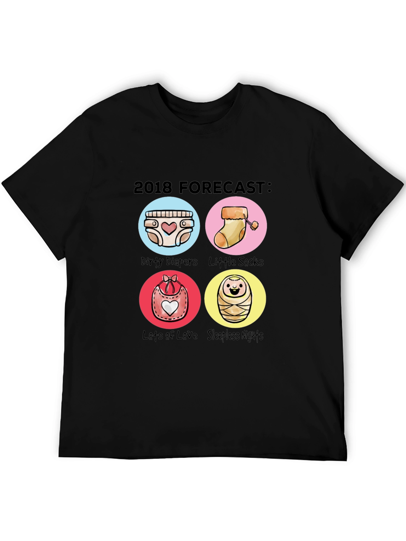 Funny 2018 Forecast Baby T-Shirt