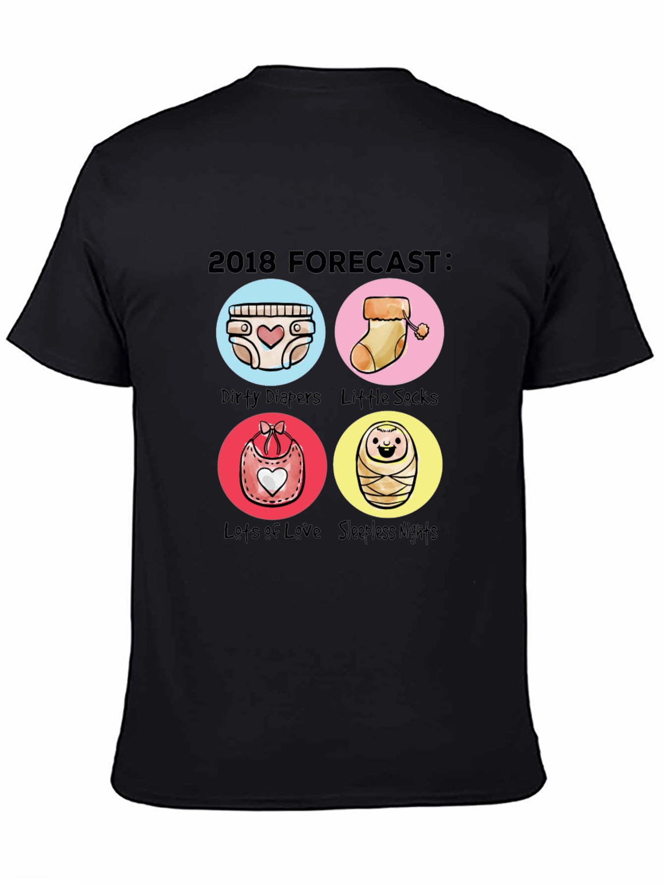 Funny 2018 Forecast Baby T-Shirt