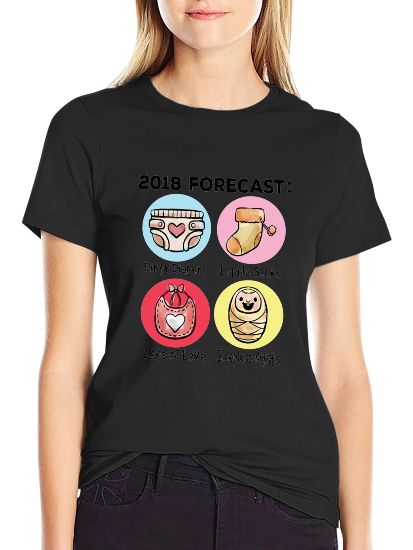 Funny 2018 Forecast Baby T-Shirt