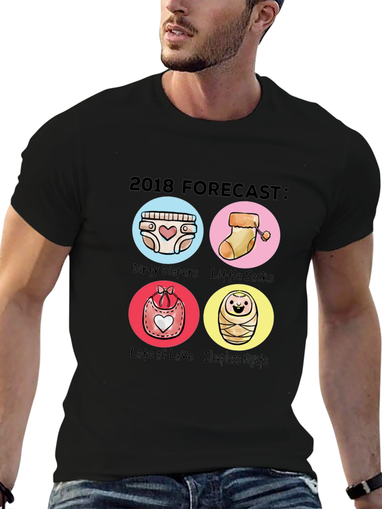 Funny 2018 Forecast Baby T-Shirt