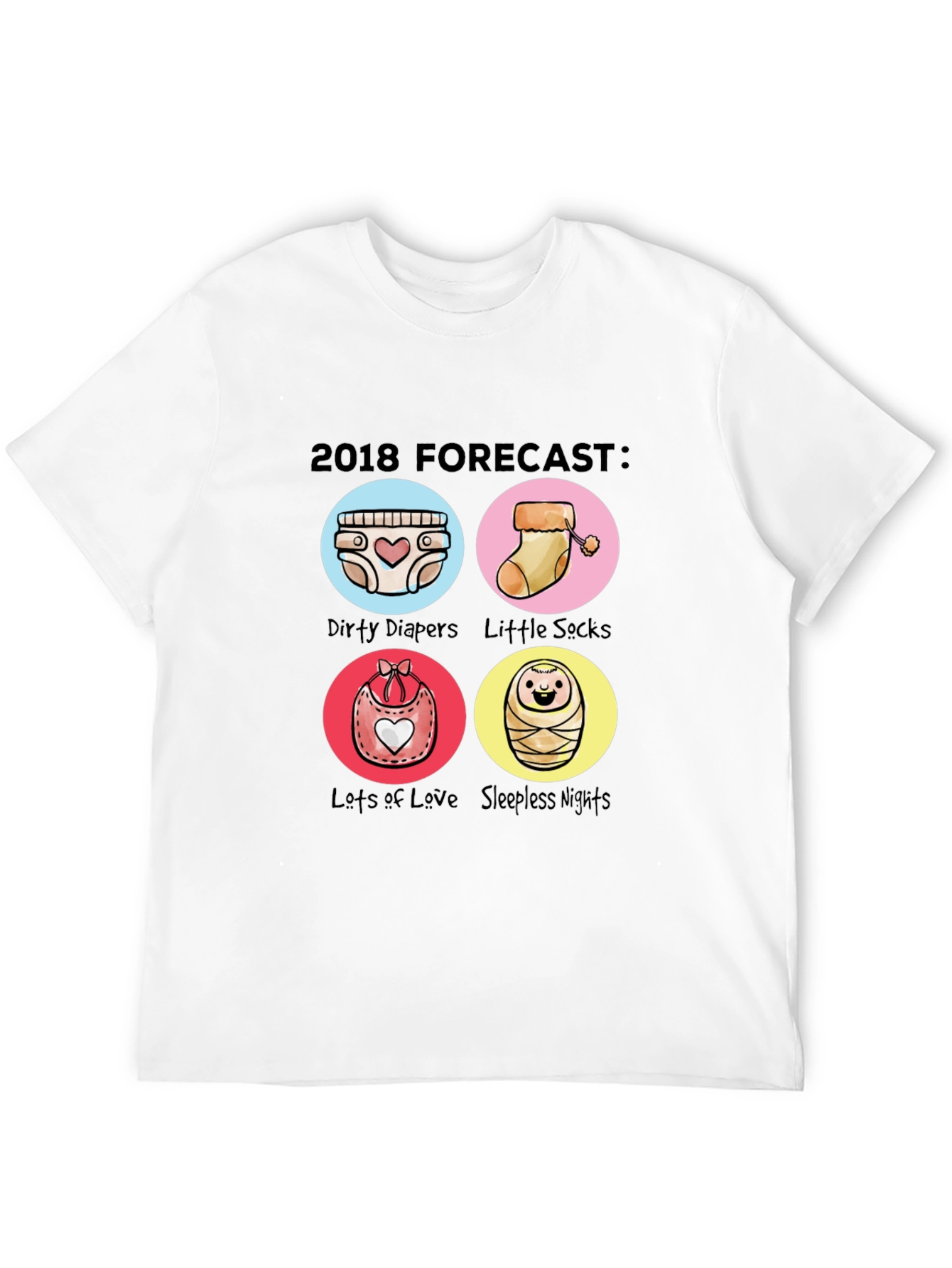 Funny 2018 Forecast Baby T-Shirt
