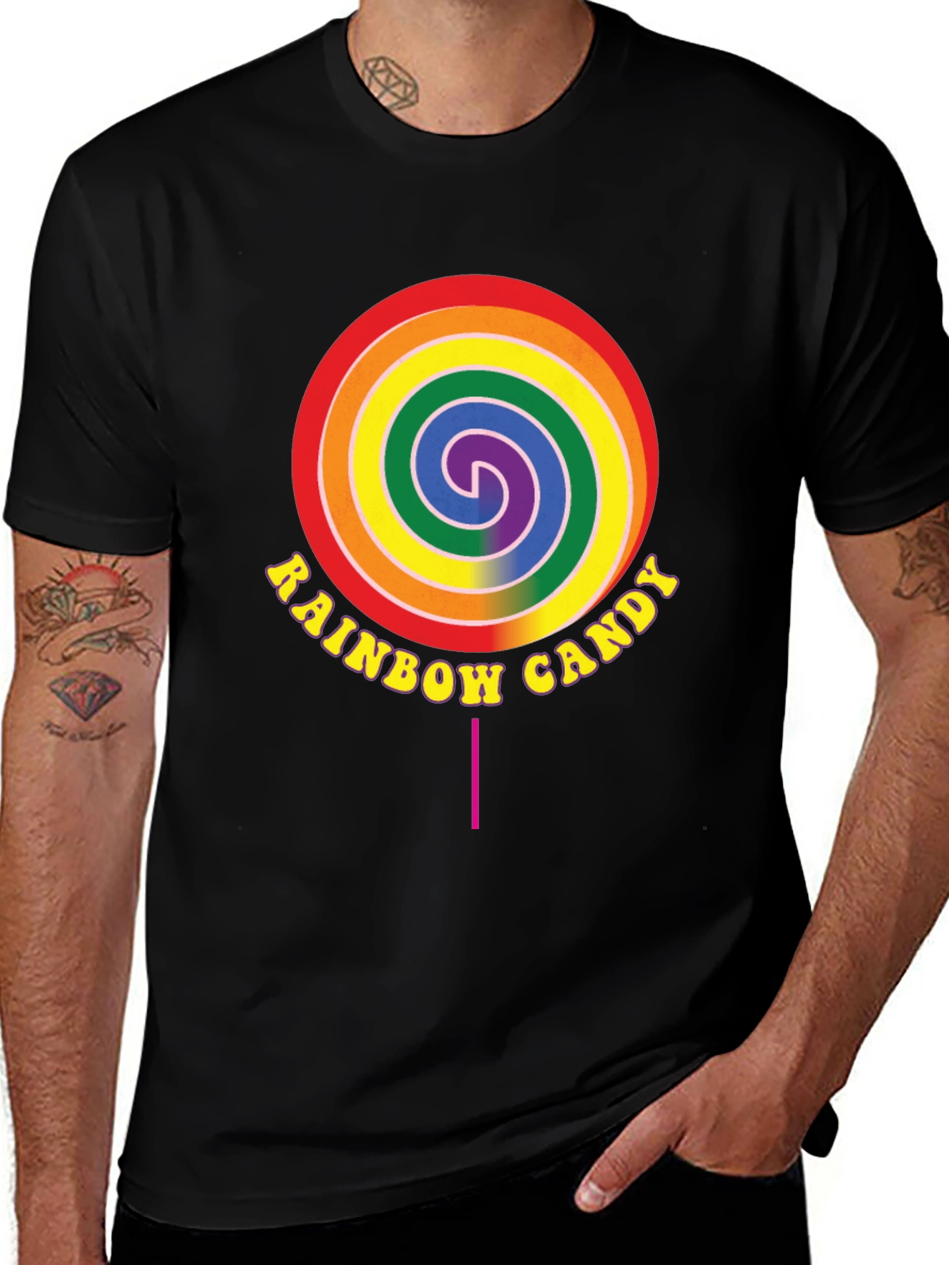Rainbow Candy Graphic Tee