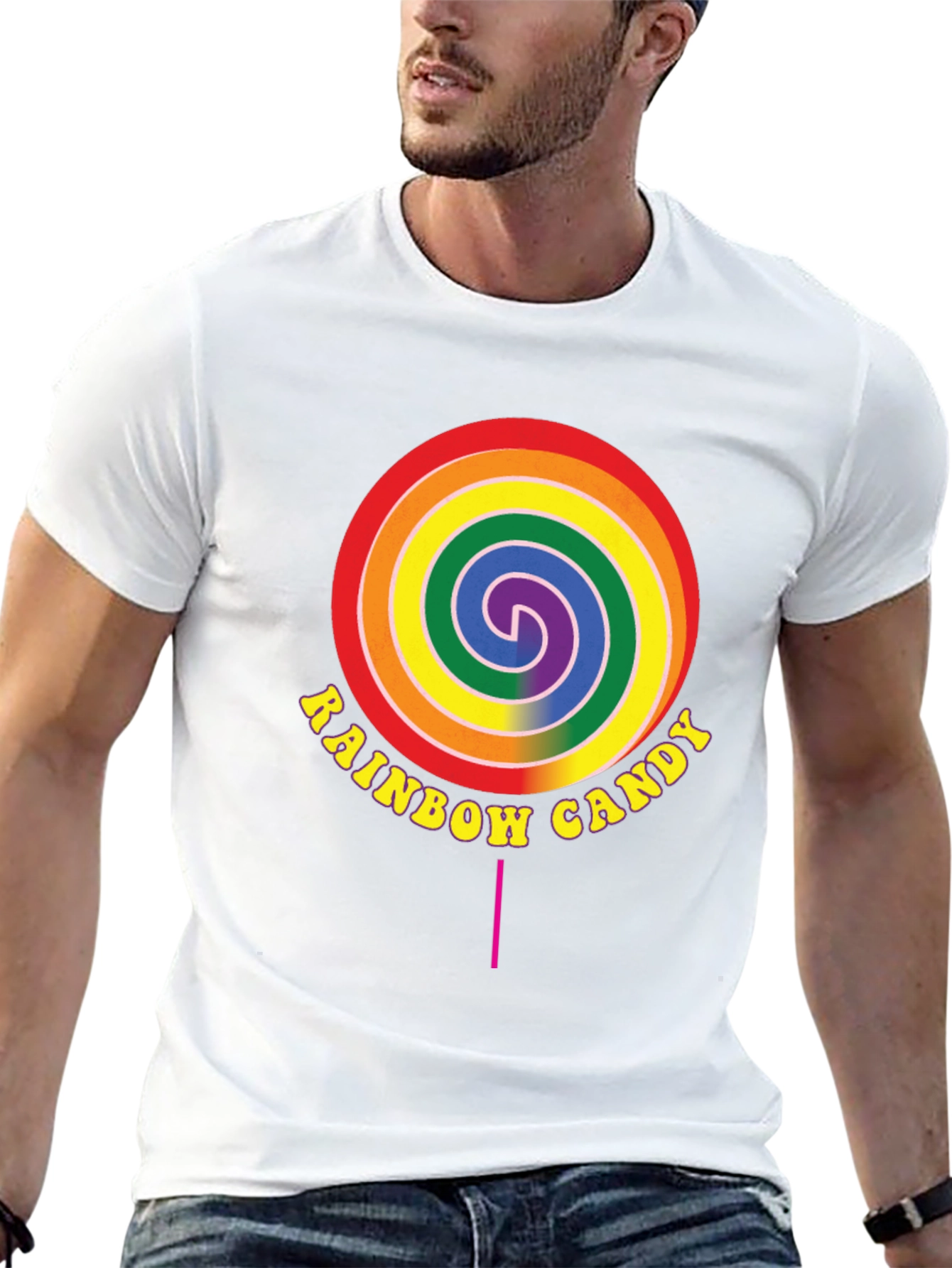 Rainbow Candy Graphic Tee