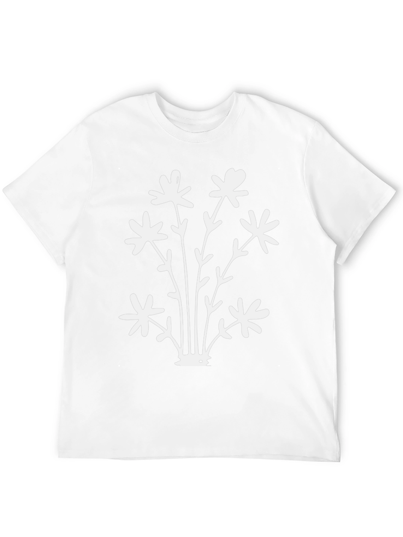 Floral Graphic Black T-Shirt