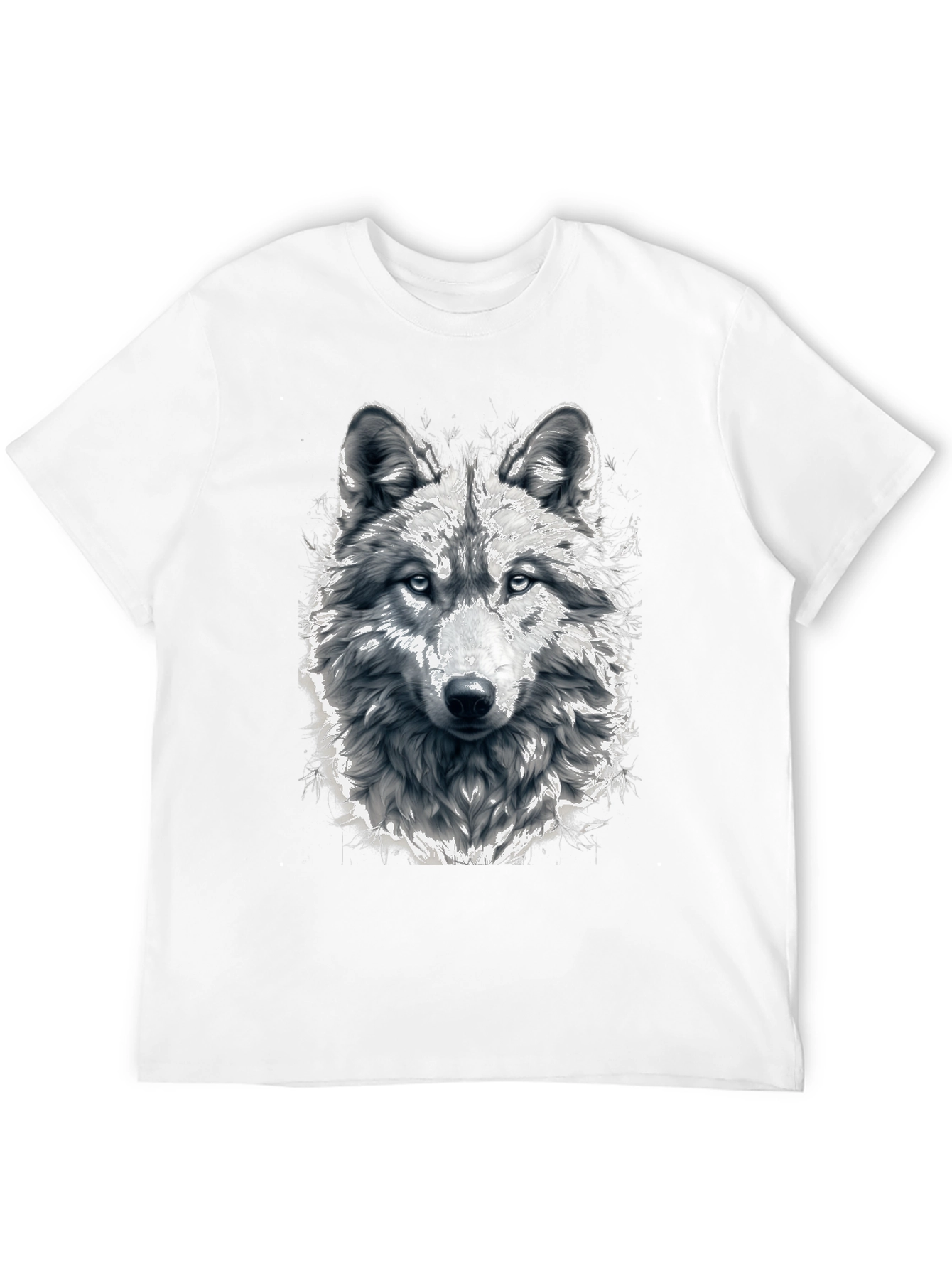 Wolf Graphic Tee - Mens Black T-Shirt