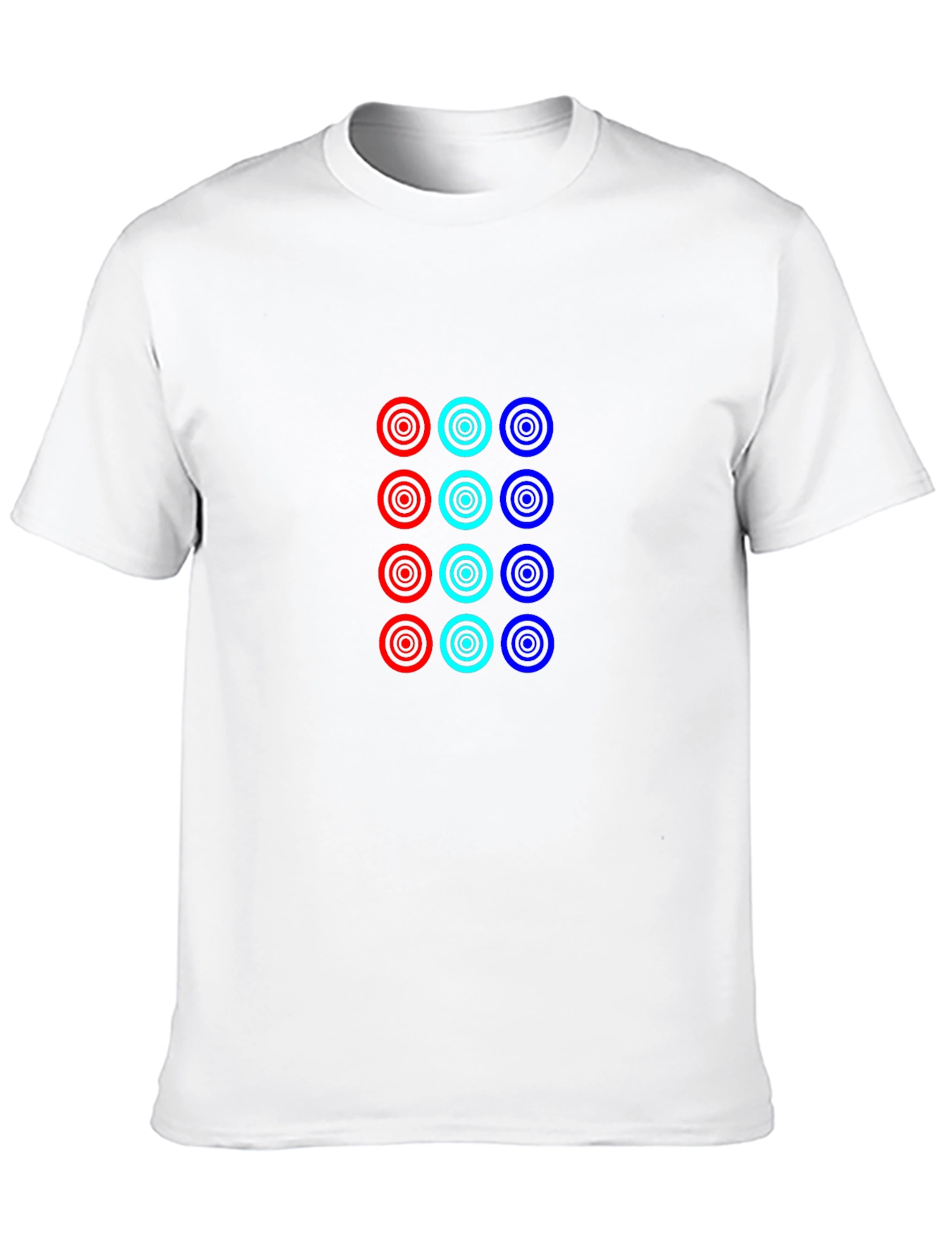 Cool Circles Black T-Shirt: Modern Graphic Tee