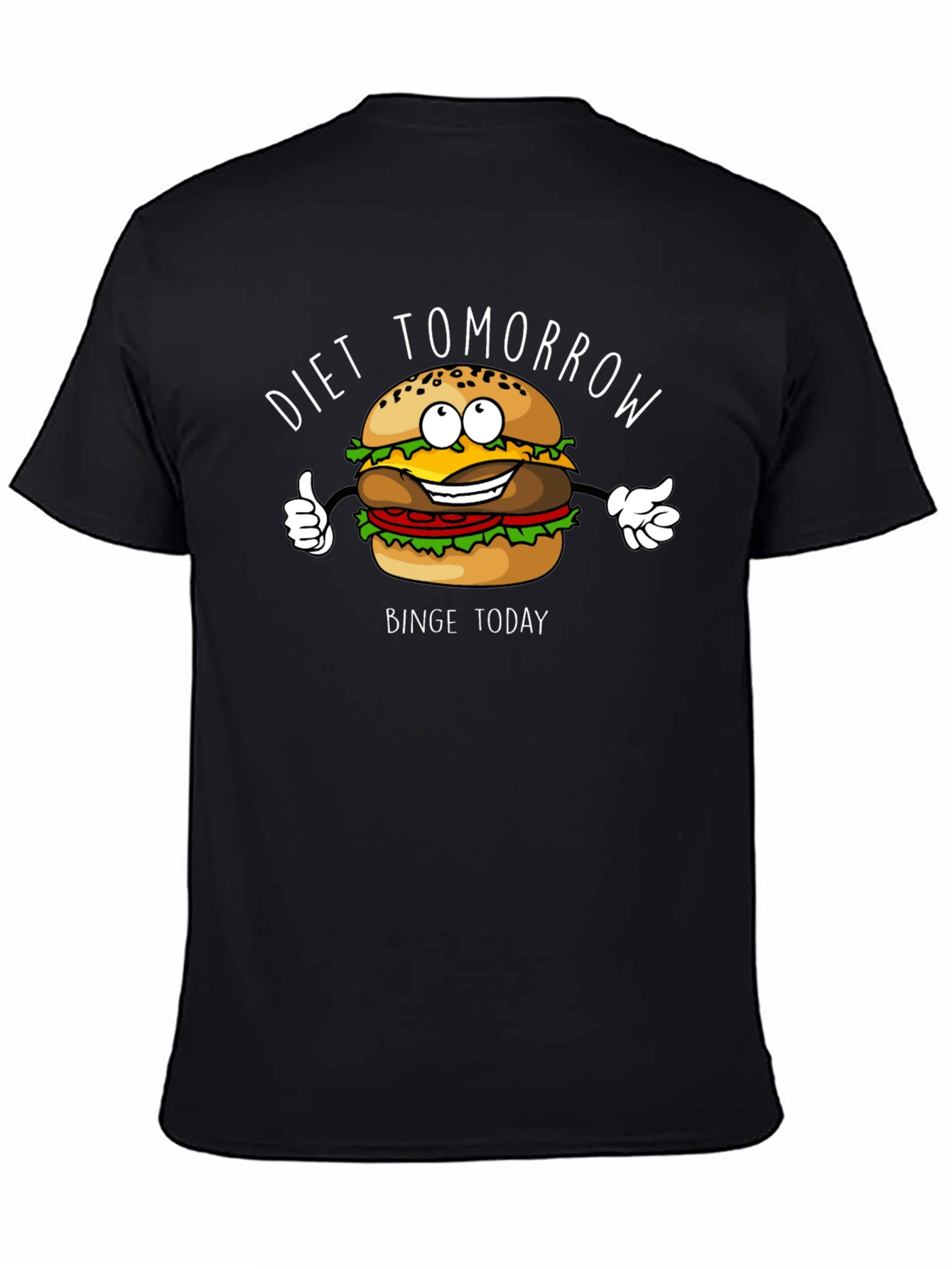 Diet Tomorrow Burger Graphic T-Shirt