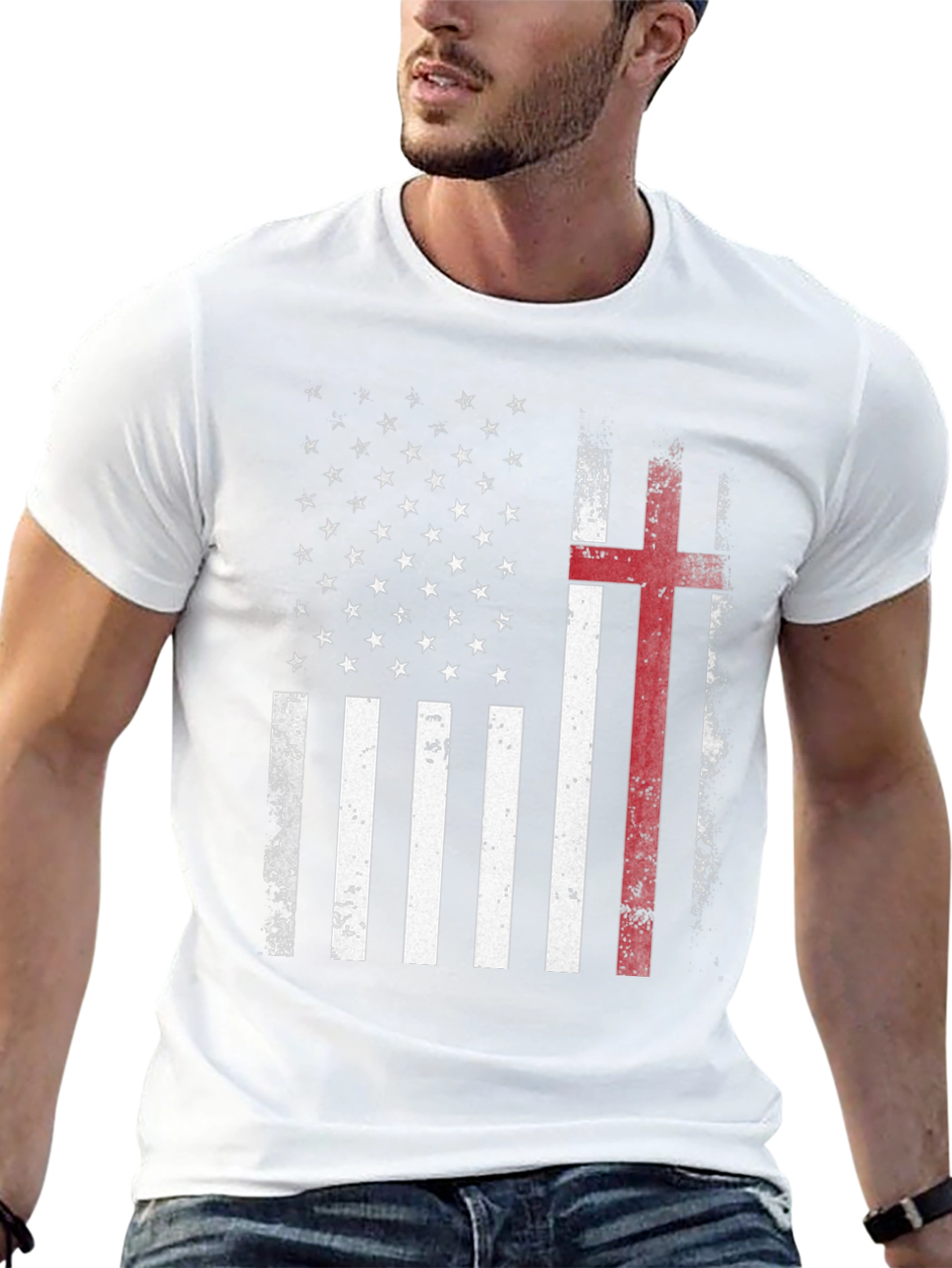 Patriotic Christian Flag T-Shirt
