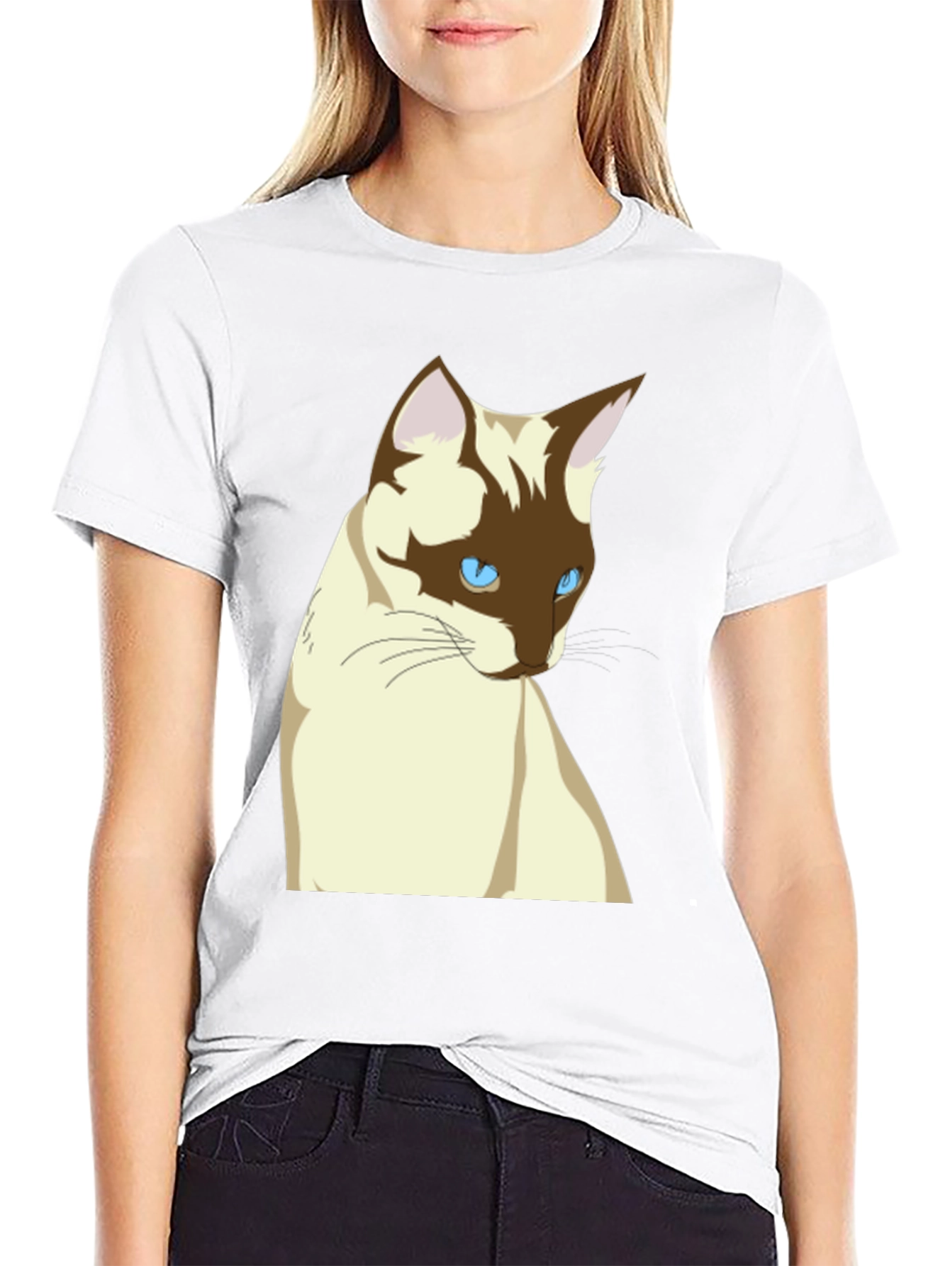 Siamese Cat T-Shirt - Cool Cat Graphic Tee