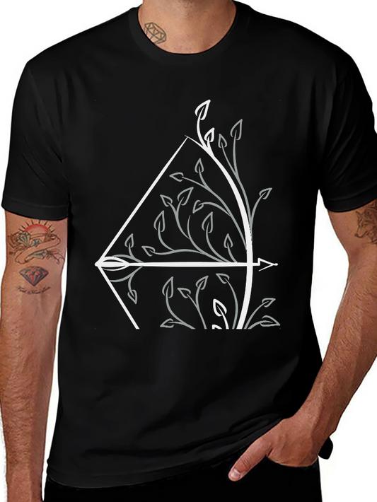 Nature Bow T-Shirt: Artistic Archery Tee