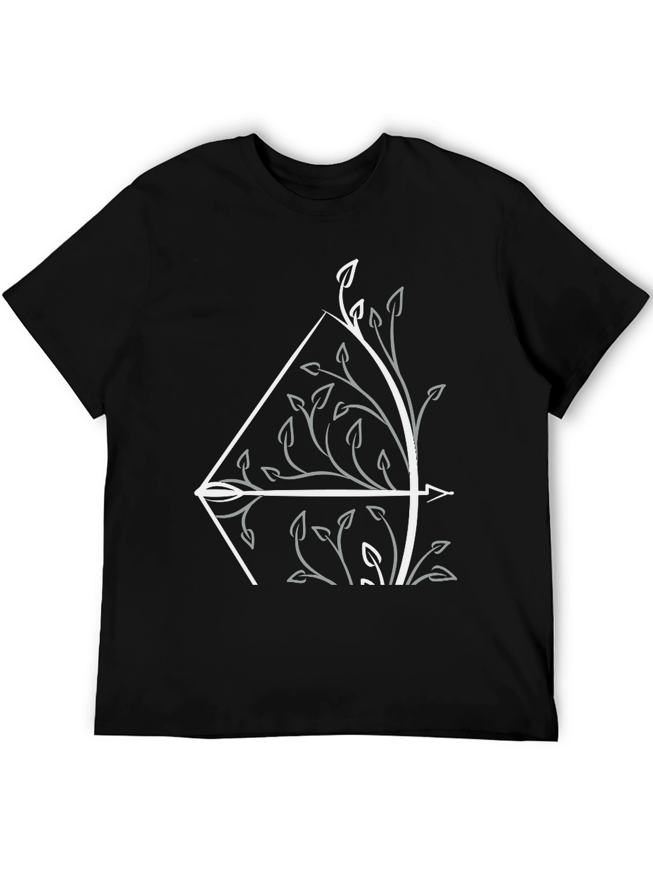 Nature Bow T-Shirt: Artistic Archery Tee