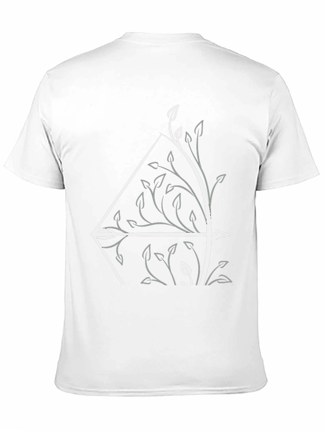 Nature Bow T-Shirt: Artistic Archery Tee