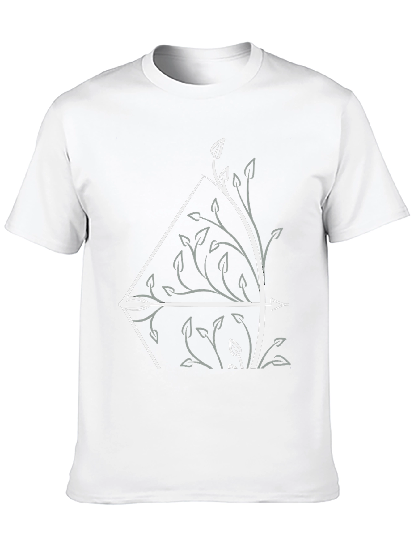 Nature Bow T-Shirt: Artistic Archery Tee