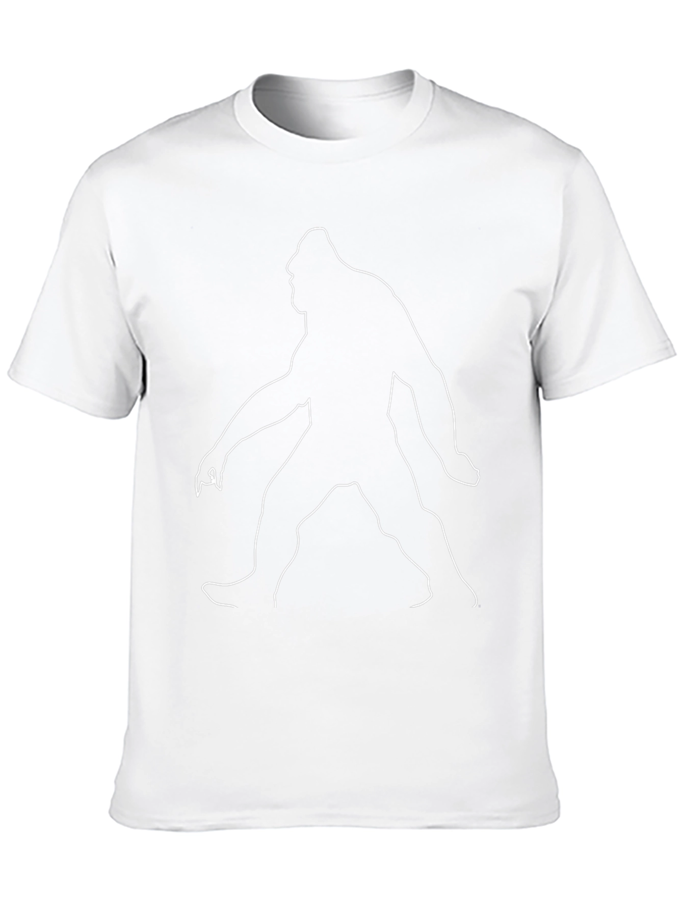 Bigfoot Silhouette Black T-Shirt