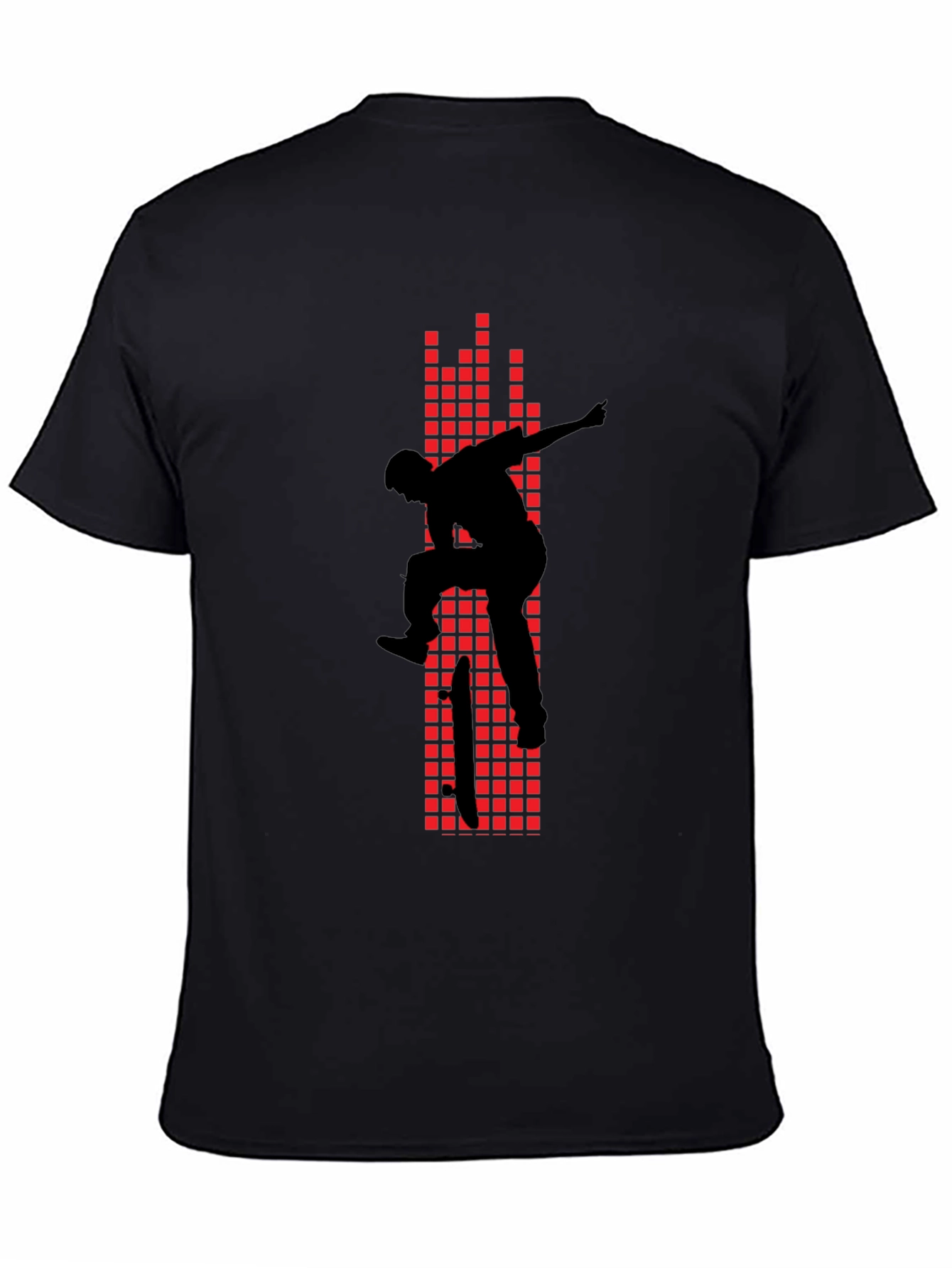 Skater Graphic Tee - Black