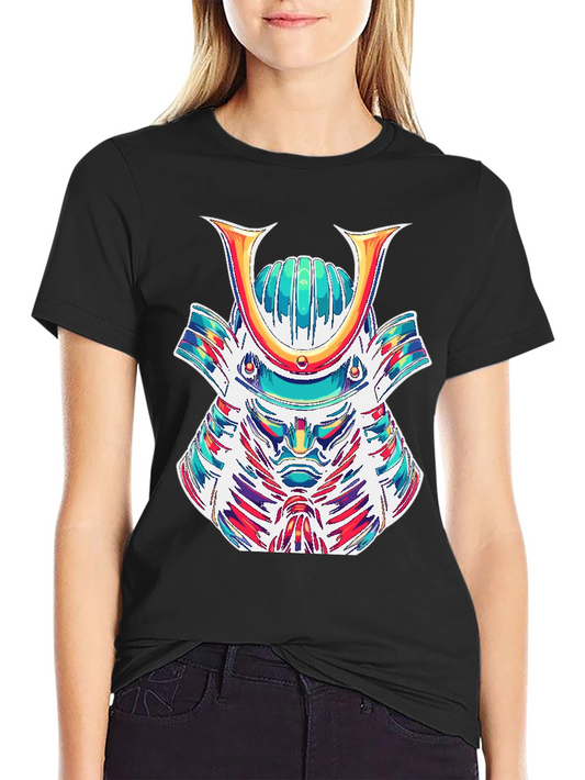 Samurai Graphic Tee - Bold Artistic Design