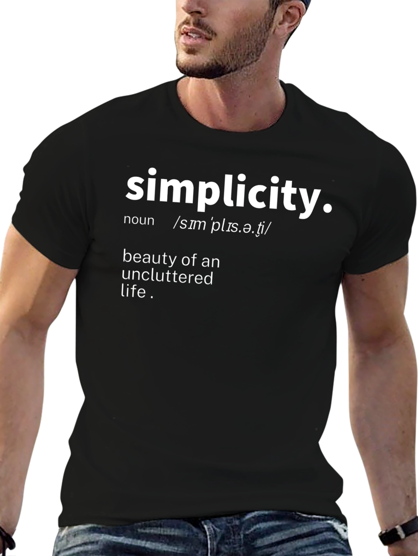 Simplicity Definition Graphic T-Shirt - Stylish & Comfortable