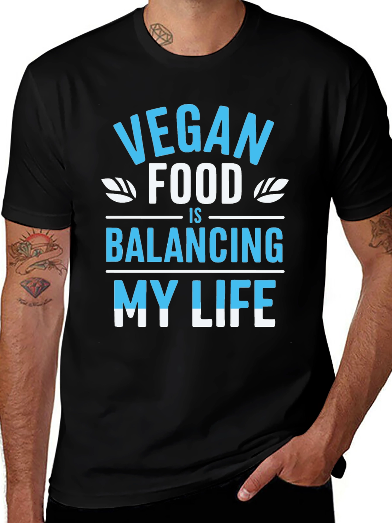 Vegan Food Balancing My Life T-Shirt