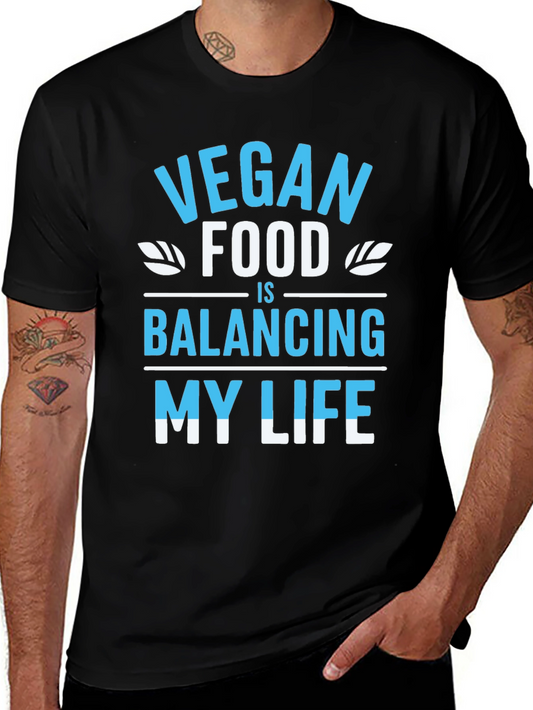 Vegan Food Balancing My Life T-Shirt