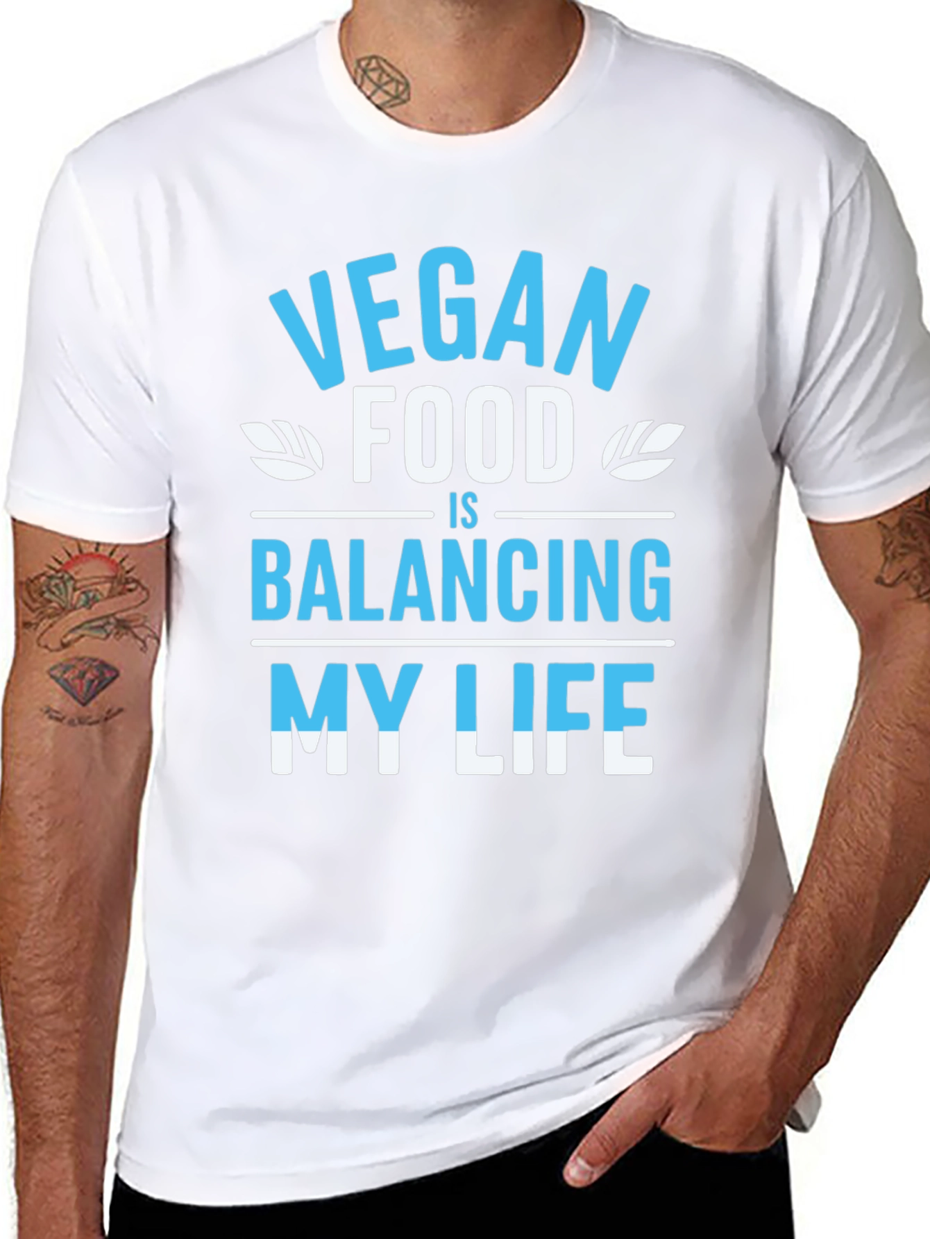 Vegan Food Balancing My Life T-Shirt