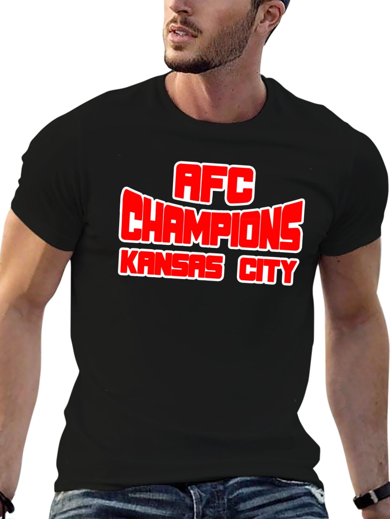 AFC Champions Kansas City Black T-Shirt