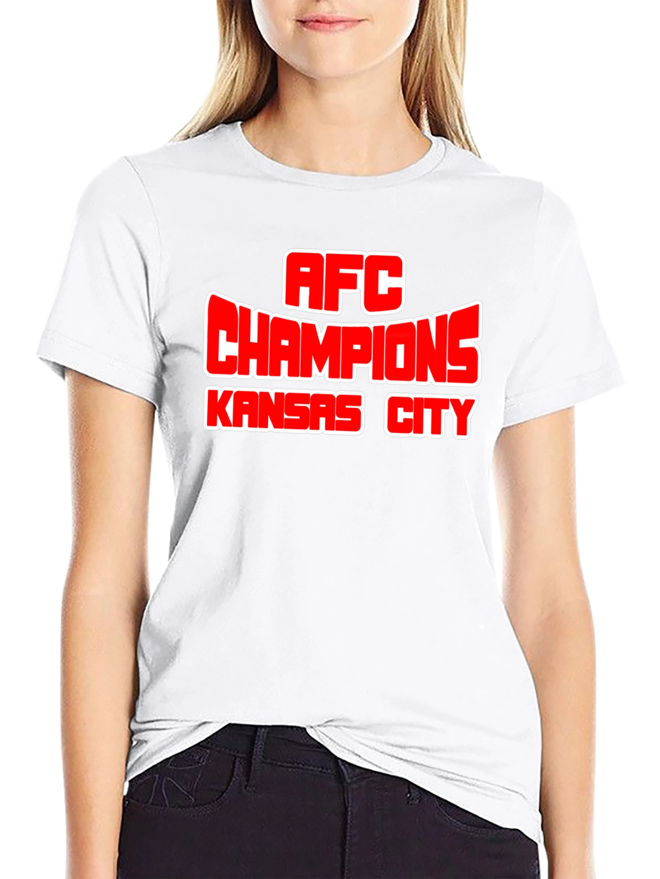 AFC Champions Kansas City Black T-Shirt