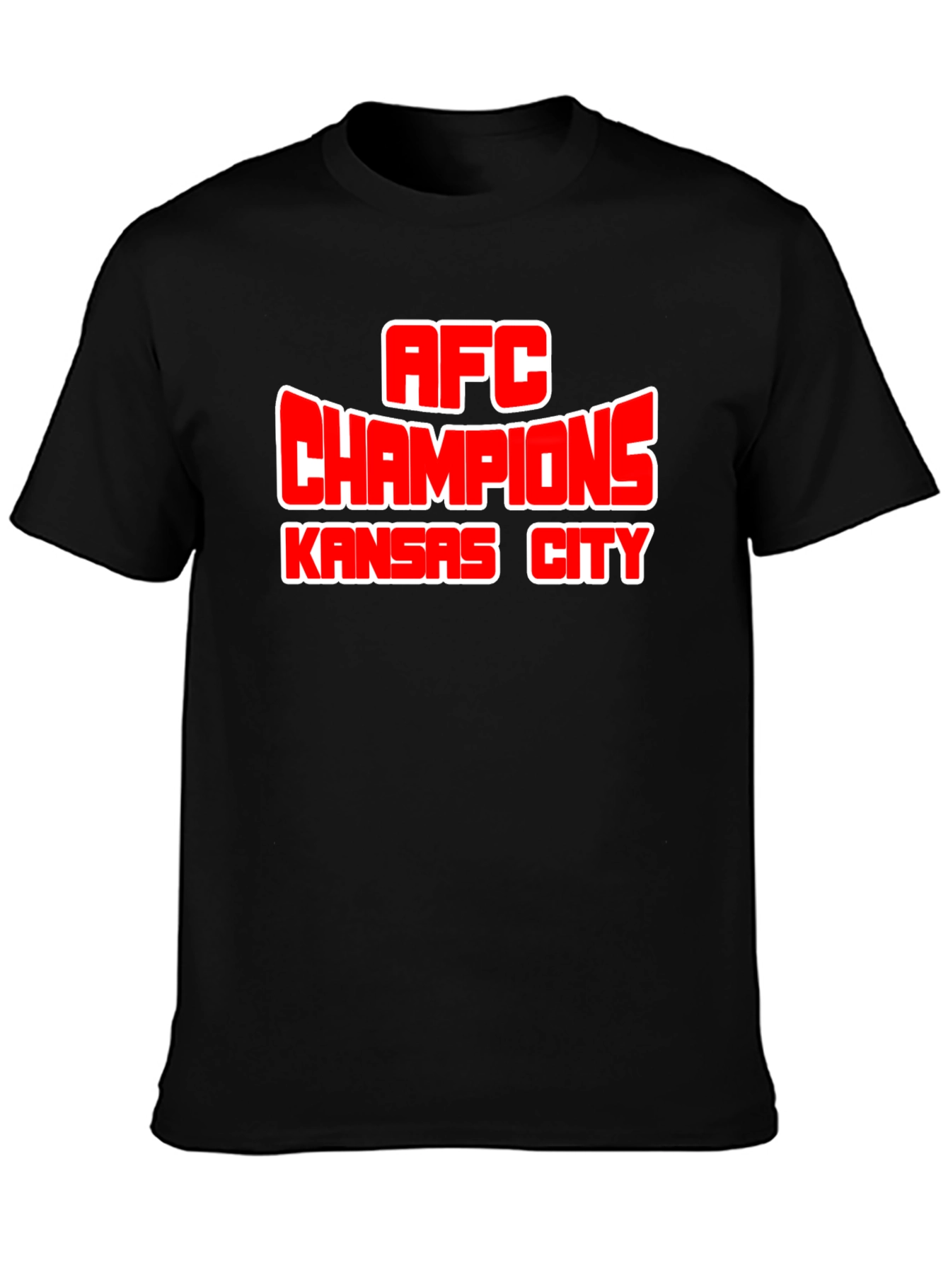 AFC Champions Kansas City Black T-Shirt